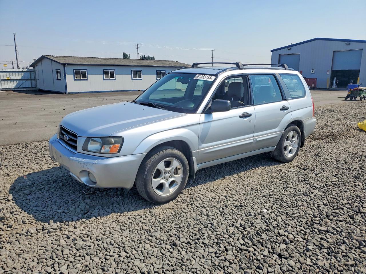 2004 Subaru Forester 2.5xs Silver vin: JF1SG65634G711313