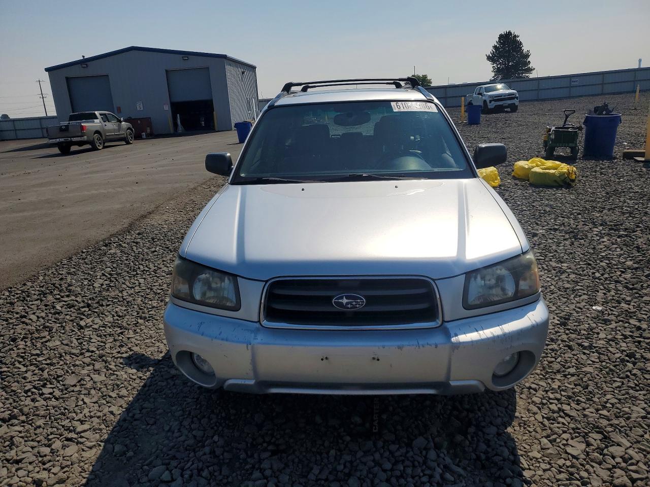 2004 Subaru Forester 2.5xs Silver vin: JF1SG65634G711313