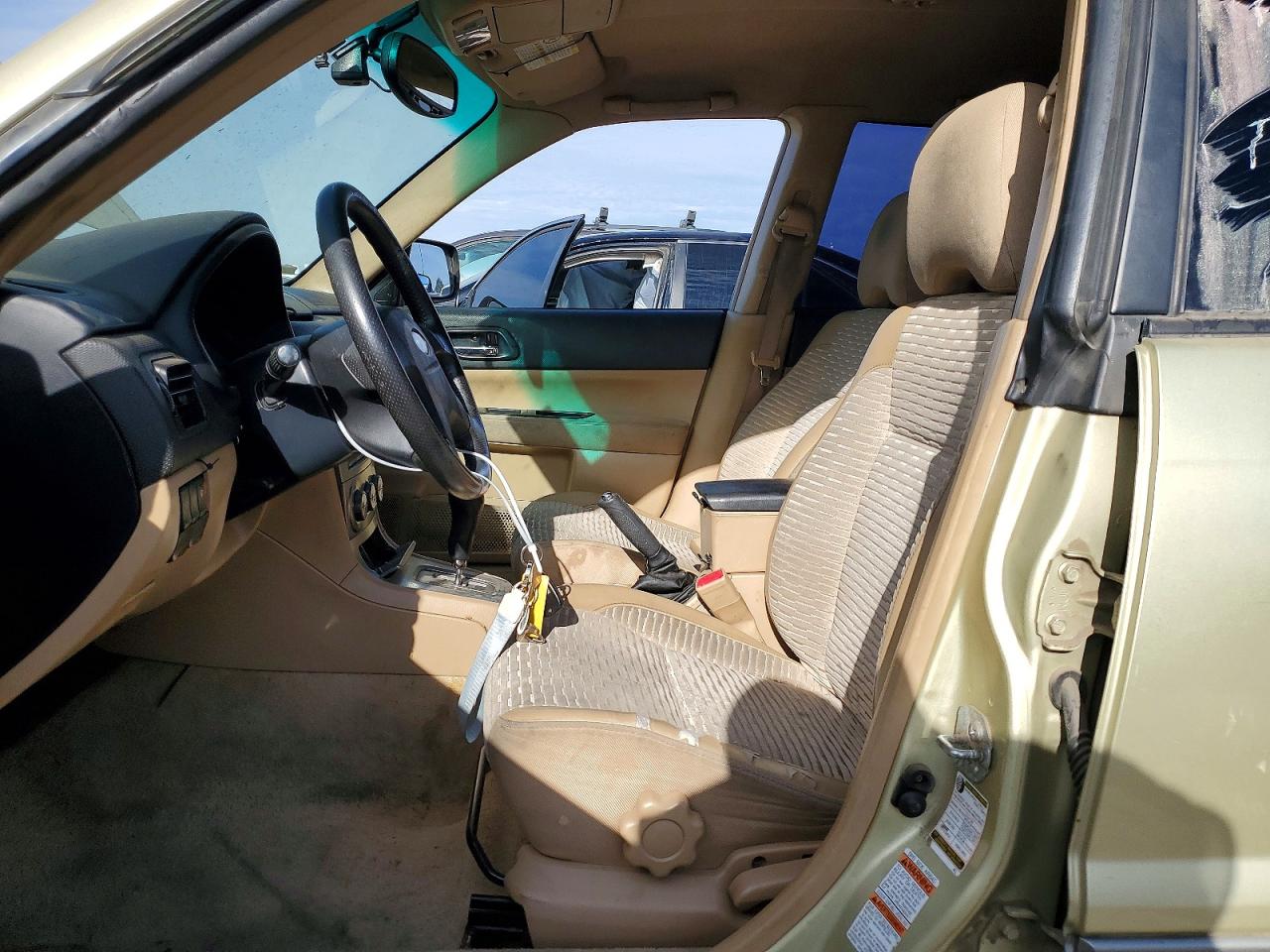 2004 Subaru Forester 2.5xs Green vin: JF1SG65634H754012