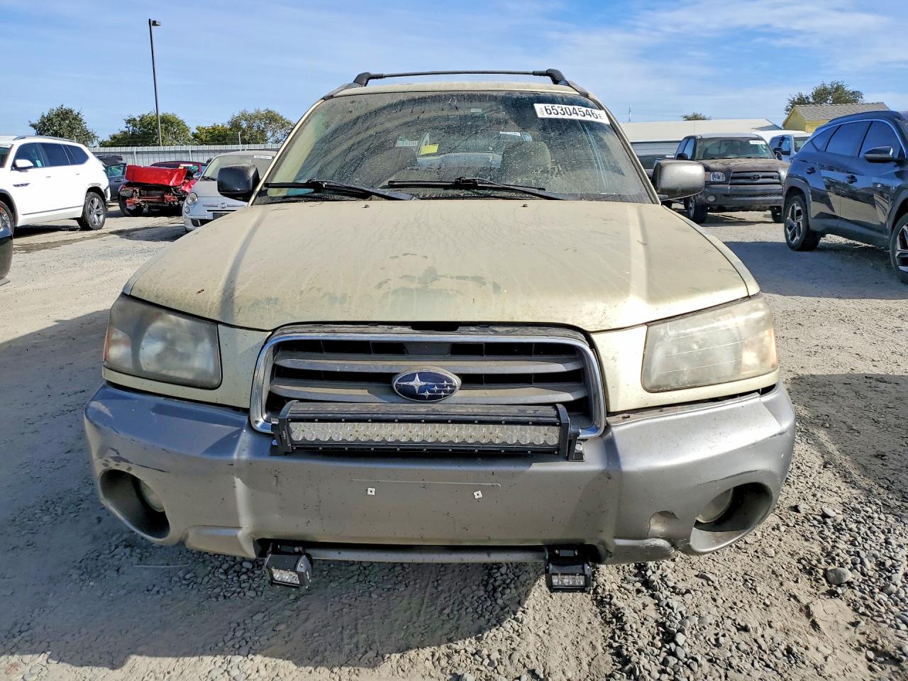 2004 Subaru Forester 2.5xs Green vin: JF1SG65634H754012