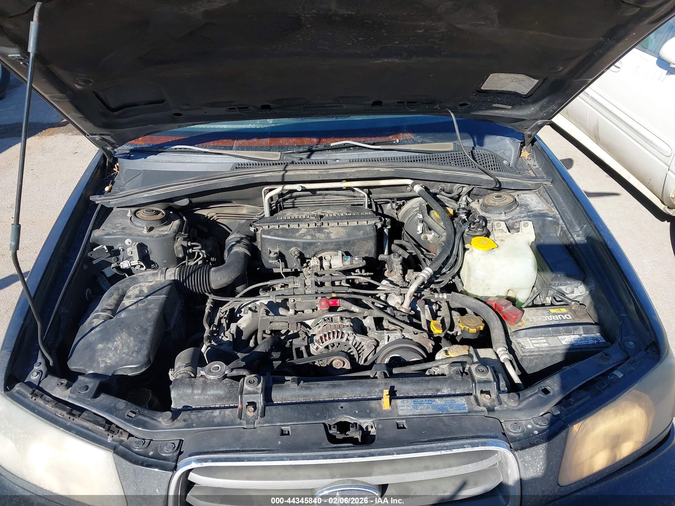 2004 Subaru Forester 2.5xs Black vin: JF1SG65634H754897