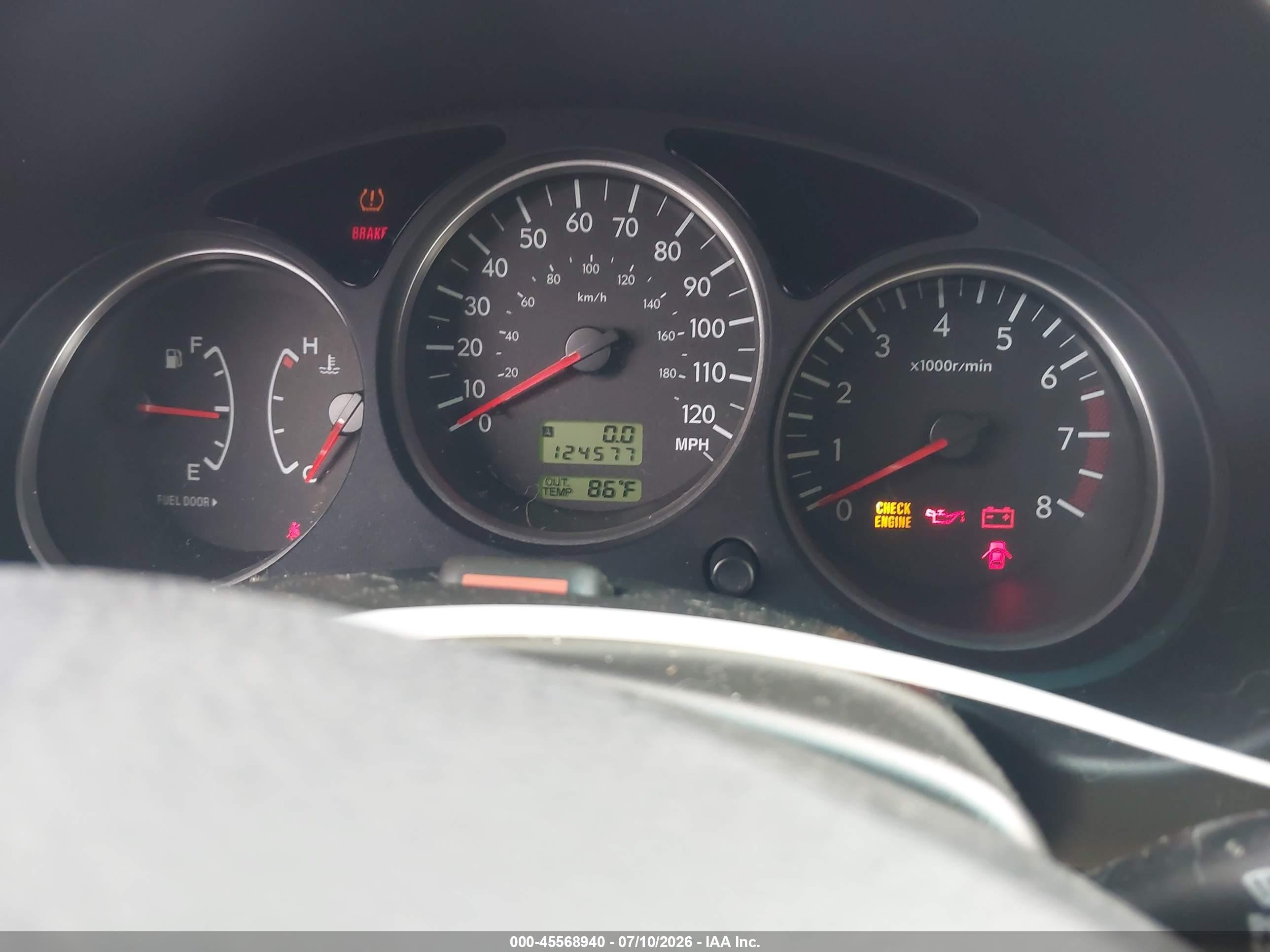2008 Subaru Forester 2.5x Бордовый vin: JF1SG65638G727002