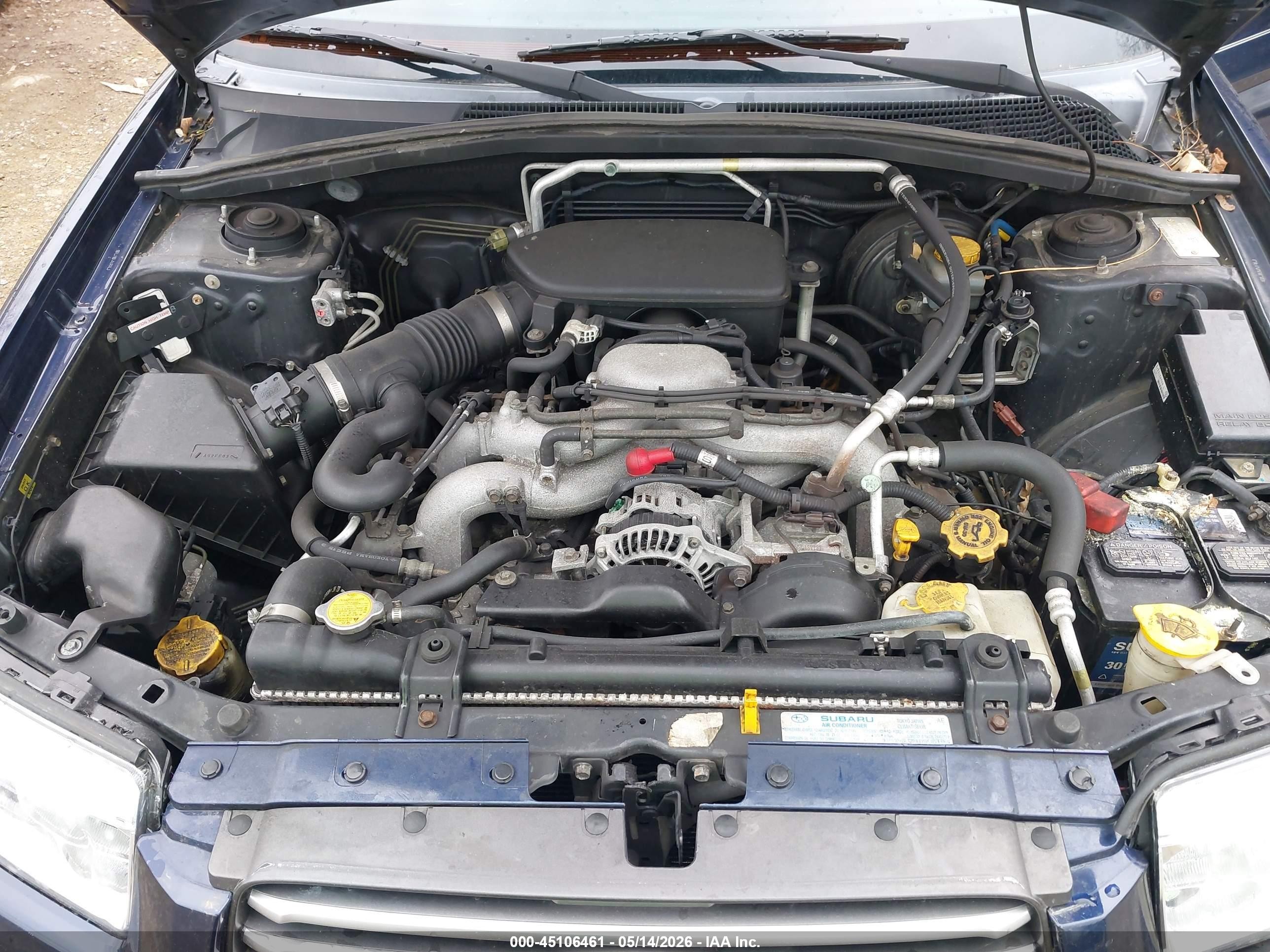 2006 Subaru Forester 2.5x Blue vin: JF1SG65646H715707