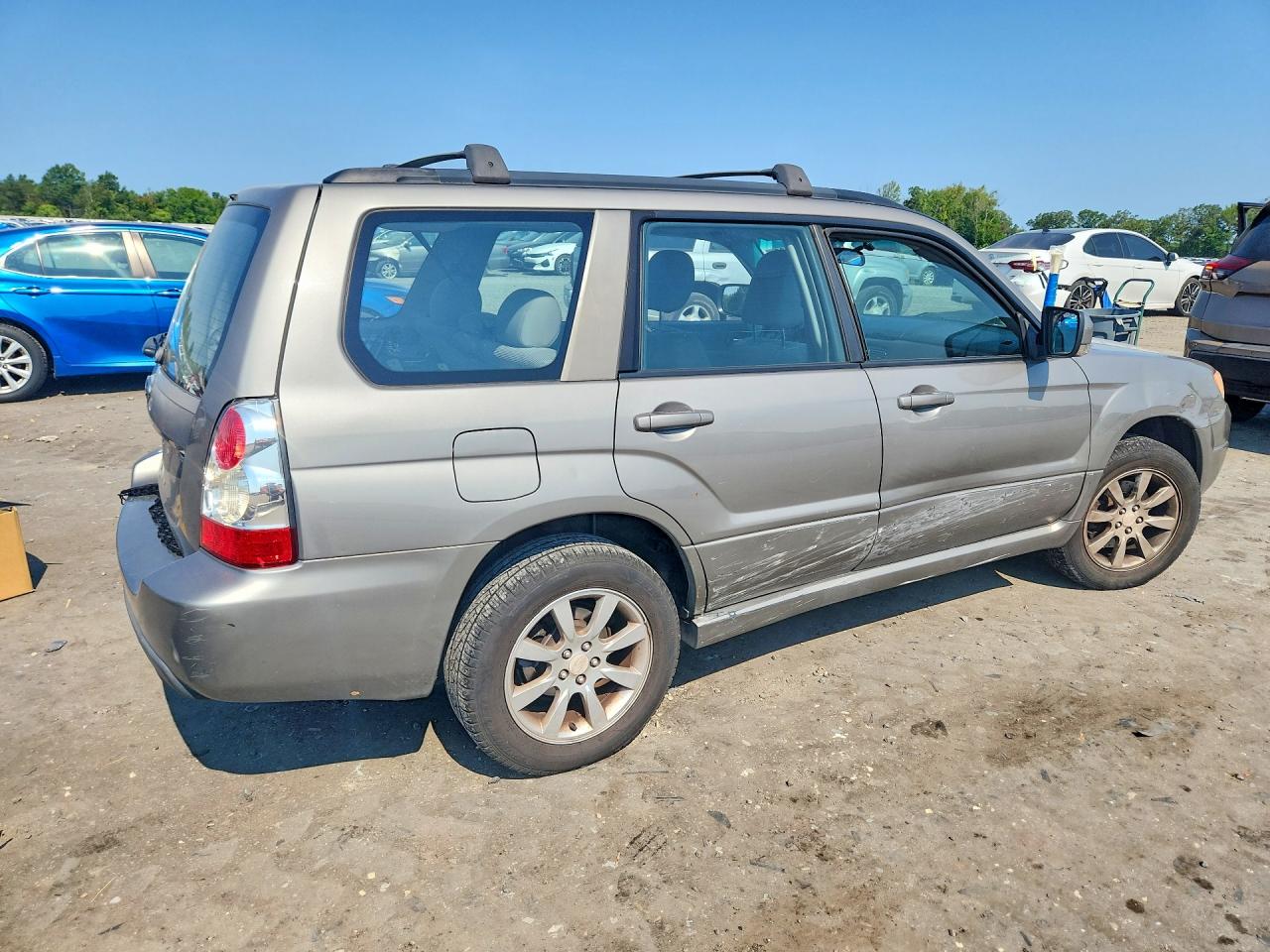 2006 Subaru Forester 2.5x Premium Gray vin: JF1SG65646H755124