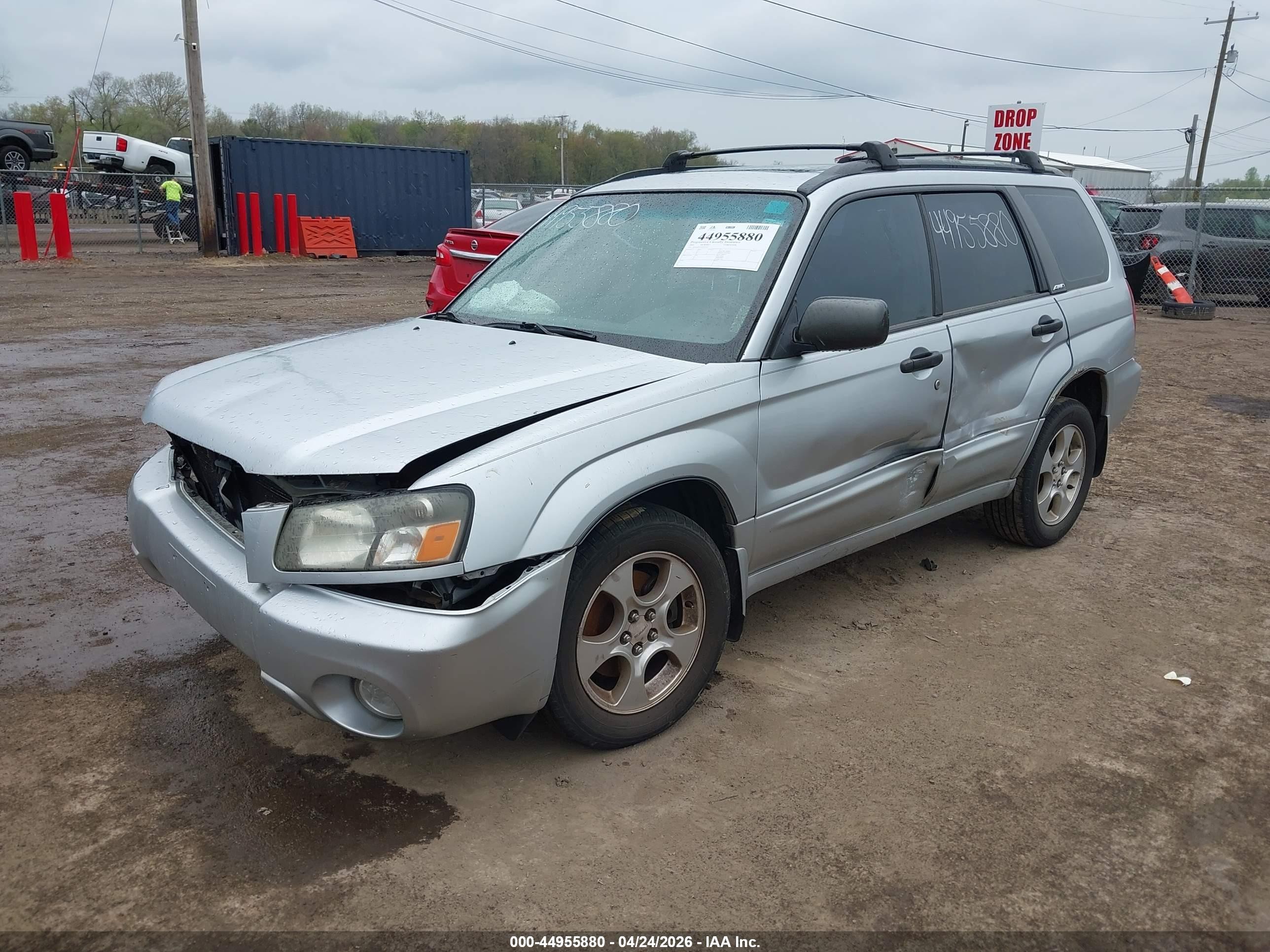 2003 Subaru Forester Xs Серебряный vin: JF1SG65653H739705