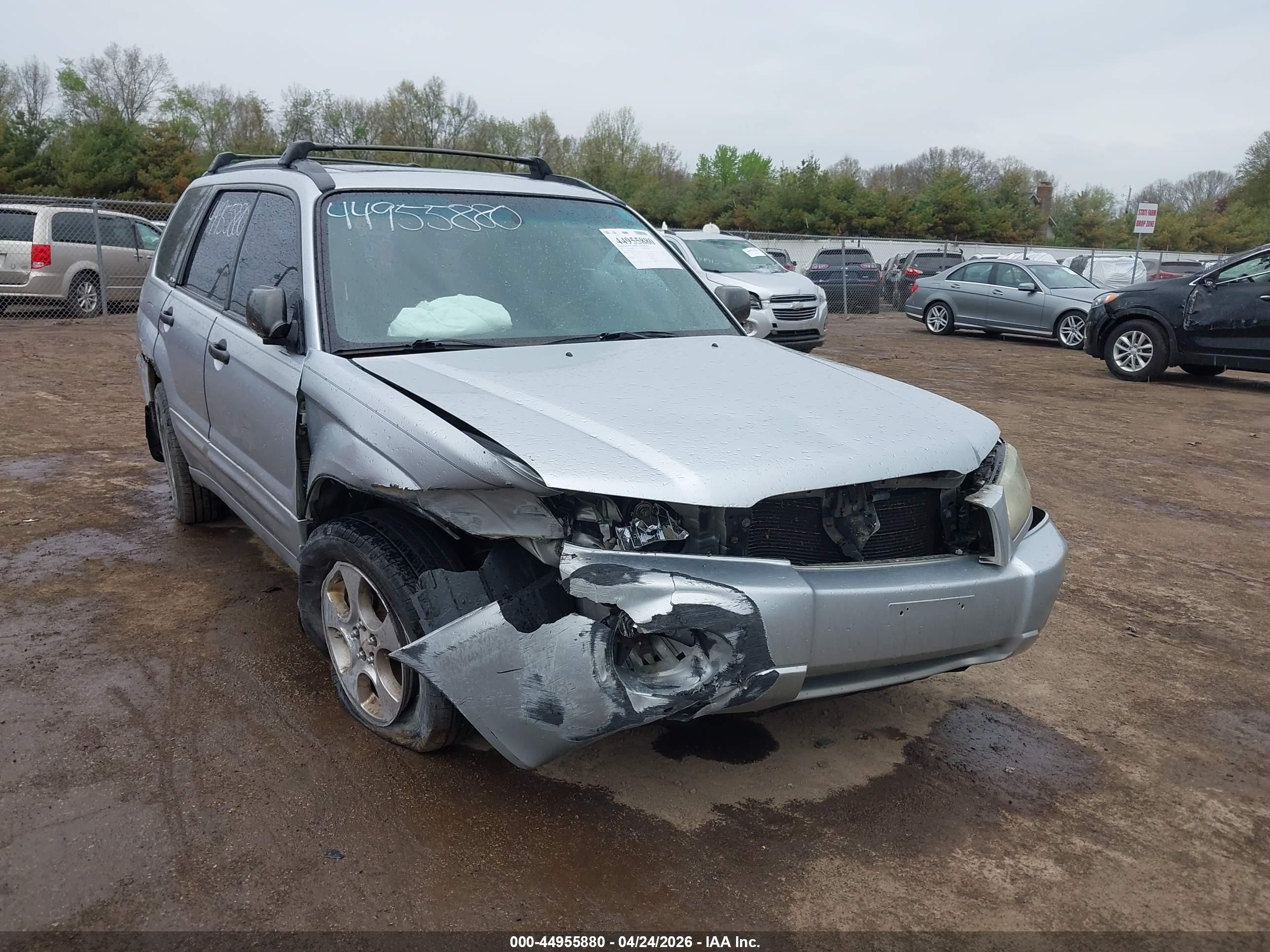 2003 Subaru Forester Xs Серебряный vin: JF1SG65653H739705