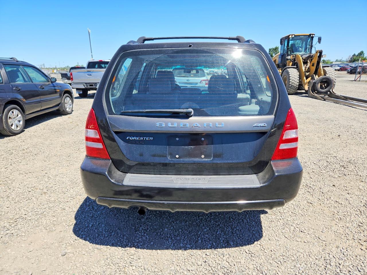 2004 Subaru Forester 2.5xs Black vin: JF1SG65654H737549