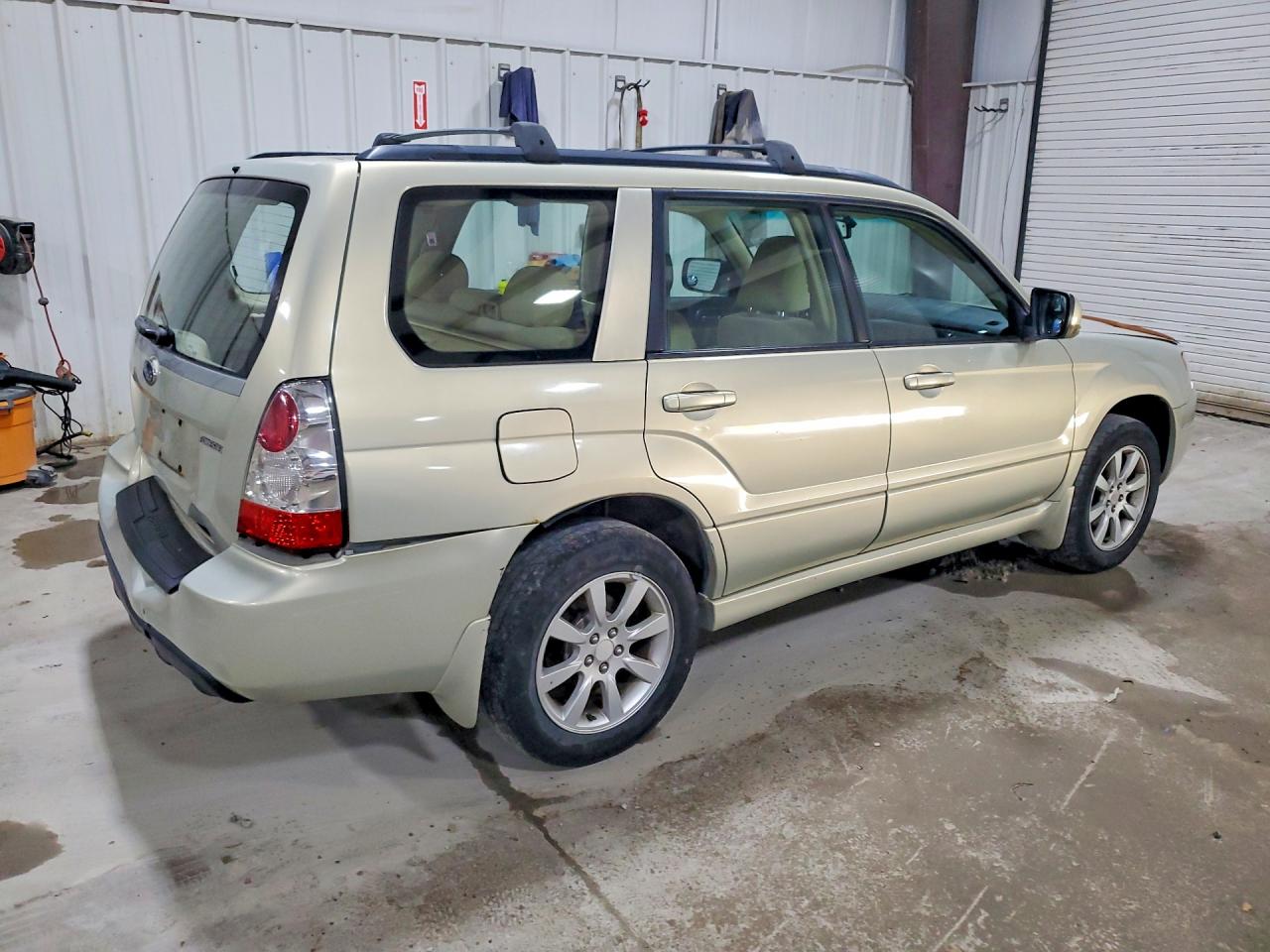 2007 Subaru Forester 2.5x Premium Tan vin: JF1SG65657H710582