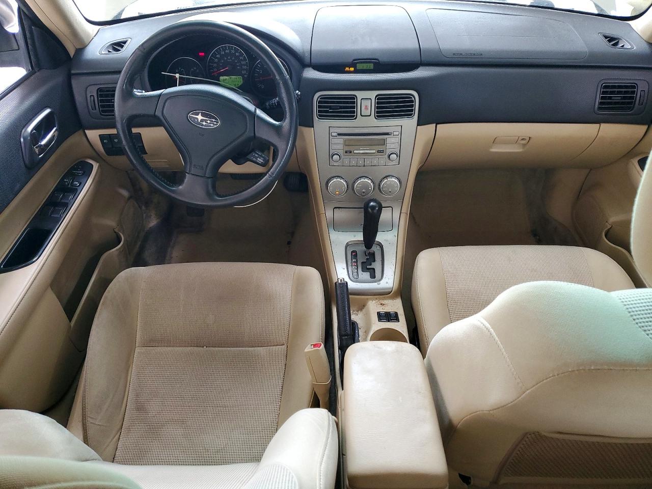 2007 Subaru Forester 2.5x Premium Tan vin: JF1SG65657H710582