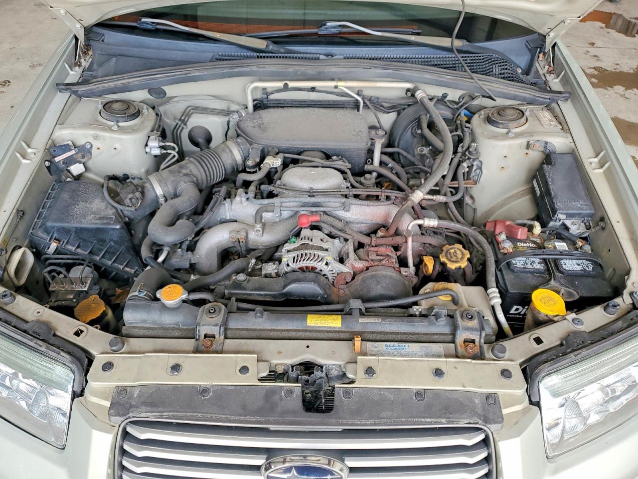 2007 Subaru Forester 2.5x Premium Tan vin: JF1SG65657H710582