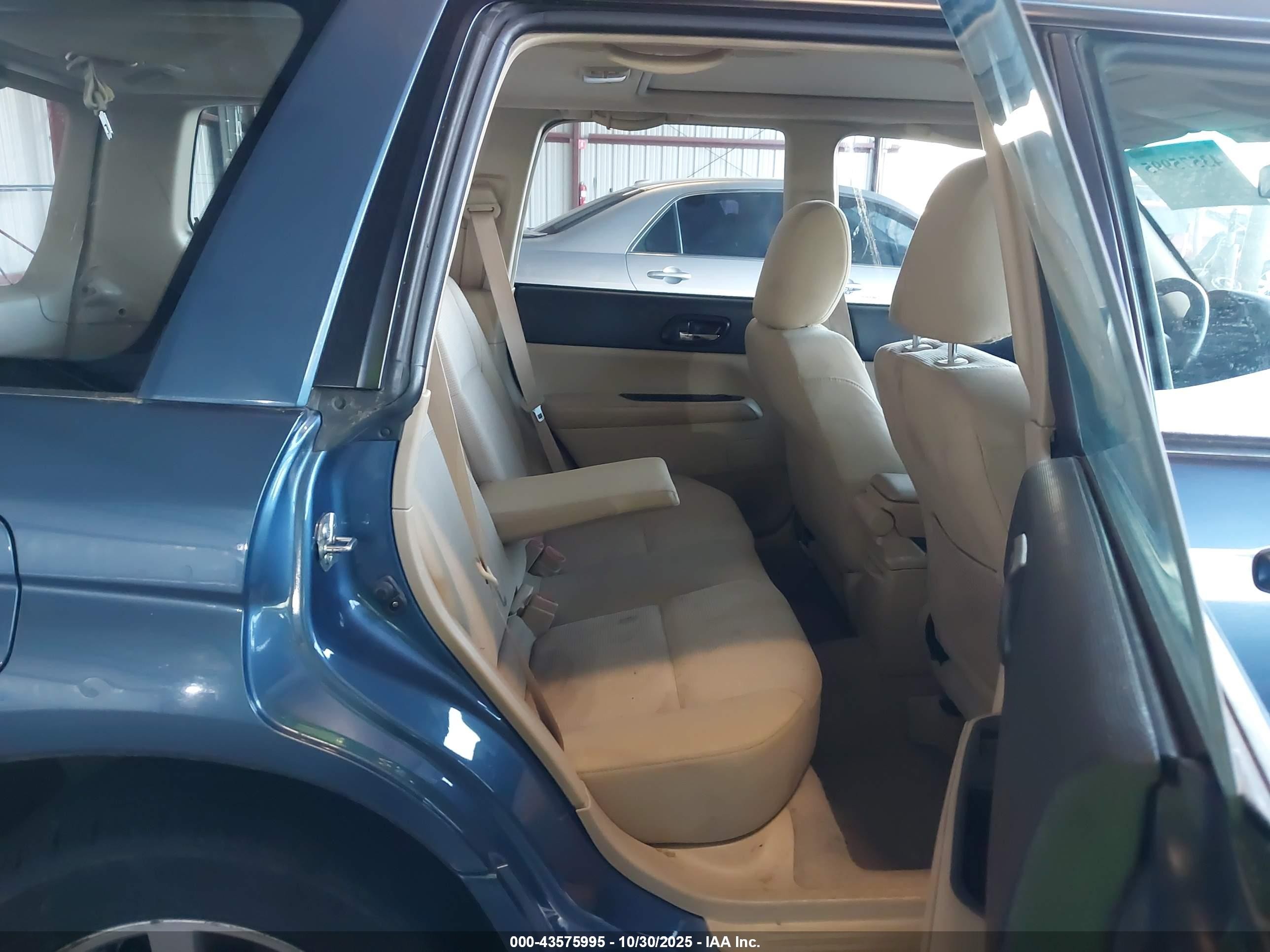 2008 Subaru Forester 2.5x Blue vin: JF1SG65658H722846