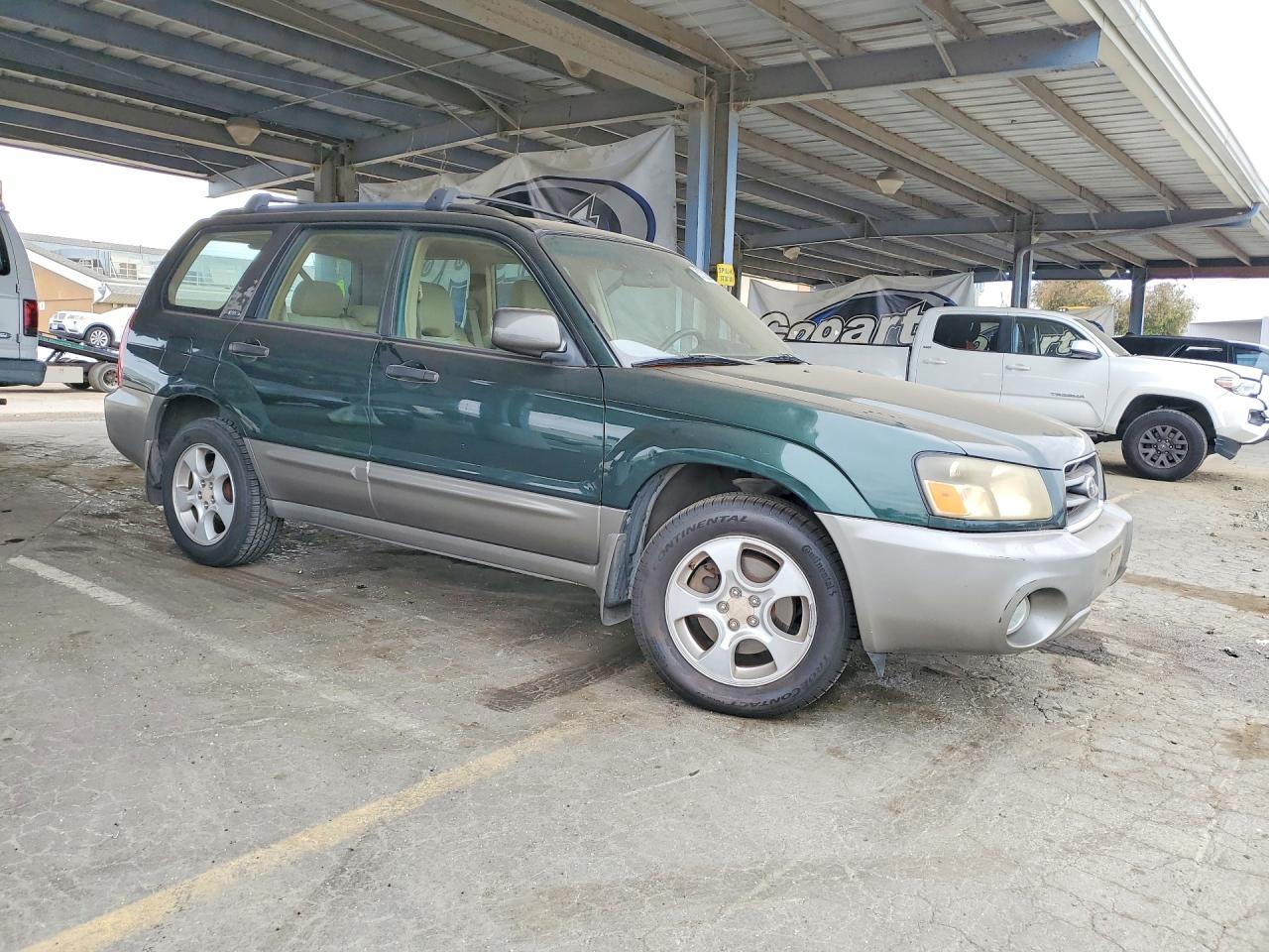 2003 Subaru Forester 2.5xs Green vin: JF1SG65663H732987