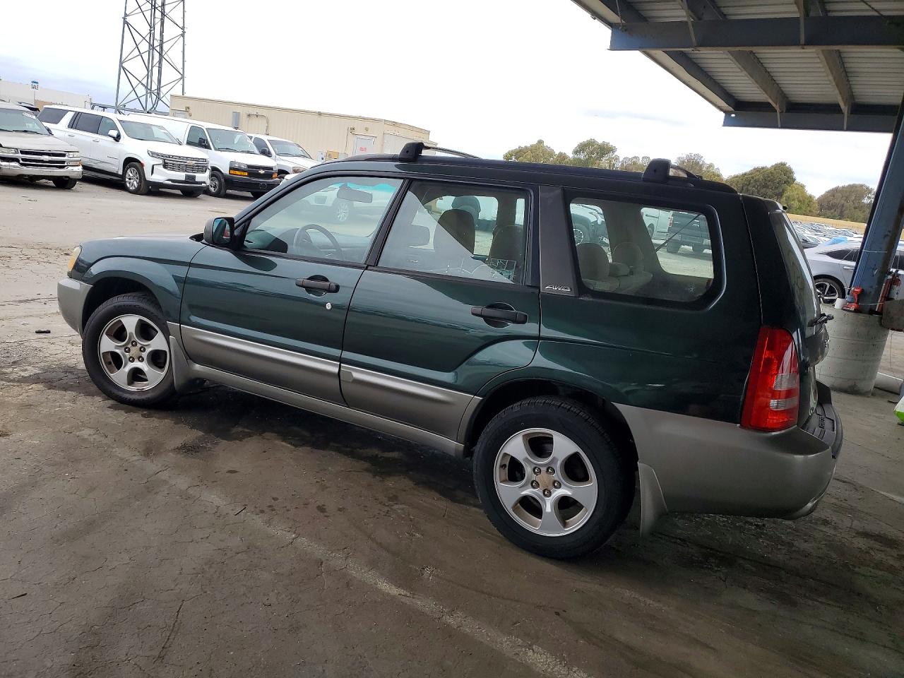 2003 Subaru Forester 2.5xs Green vin: JF1SG65663H732987