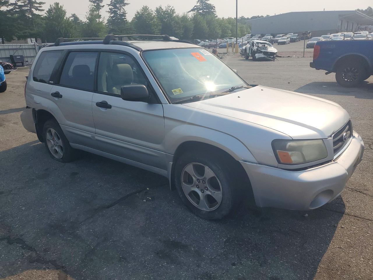 2004 Subaru Forester 2.5xs Silver vin: JF1SG65664H763478