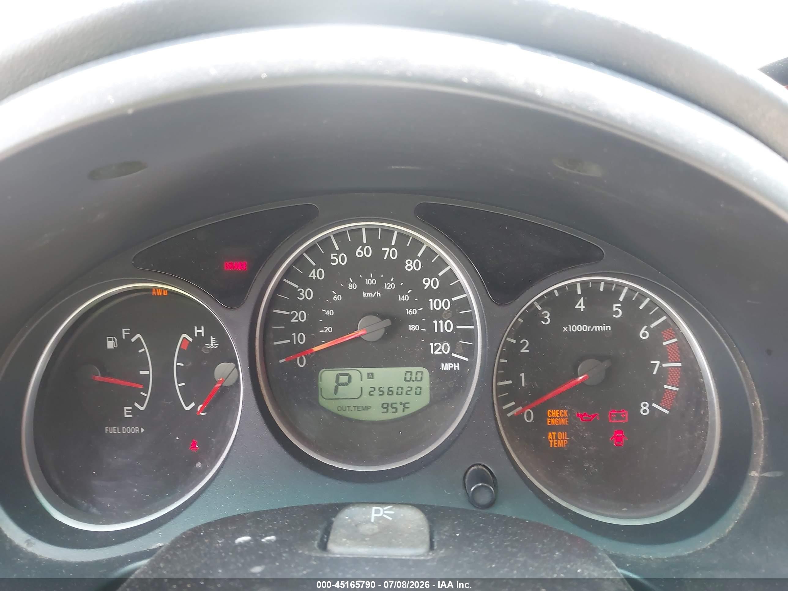 2005 Subaru Forester 2.5xs Black vin: JF1SG65665H704884