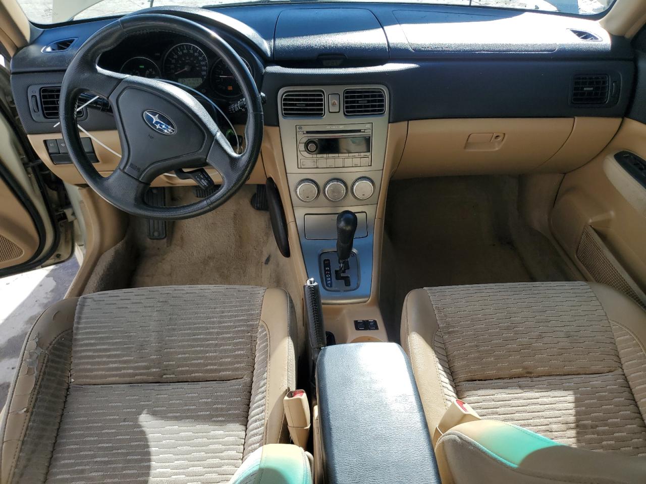 2005 Subaru Forester 2.5xs Tan vin: JF1SG65665H726965
