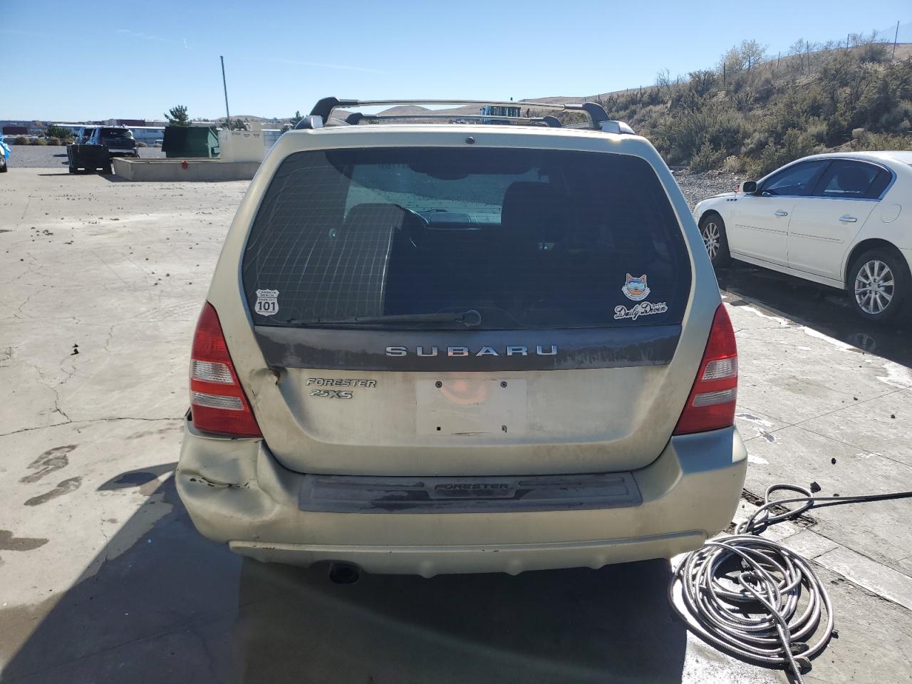 2005 Subaru Forester 2.5xs Tan vin: JF1SG65665H726965