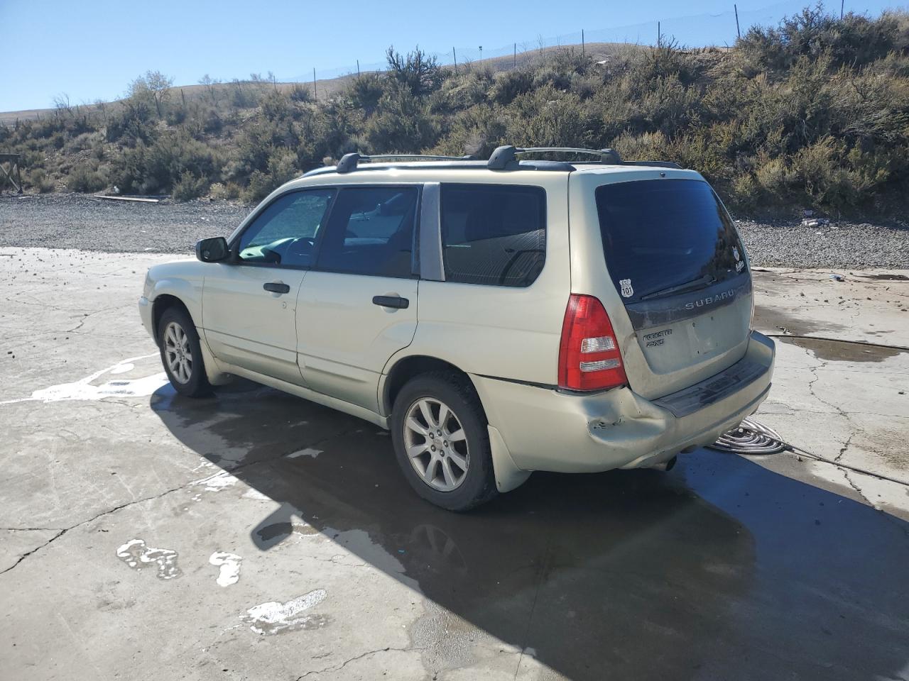 2005 Subaru Forester 2.5xs Tan vin: JF1SG65665H726965