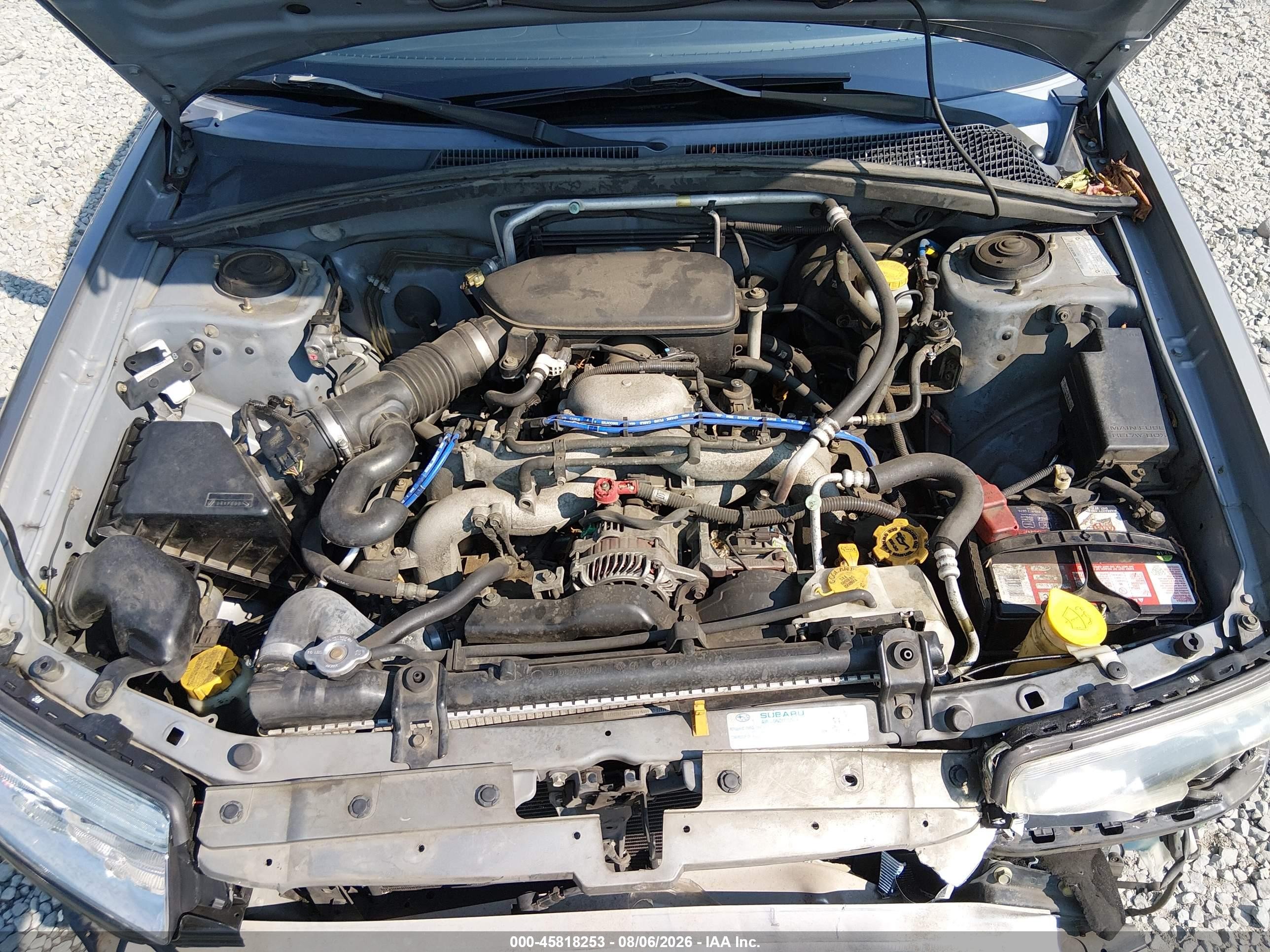 2006 Subaru Forester 2.5x Silver vin: JF1SG65666H722089