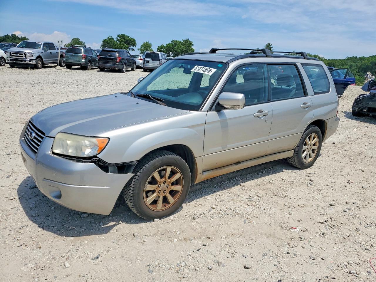 2006 Subaru Forester 2.5x Premium Silver vin: JF1SG65666H753715