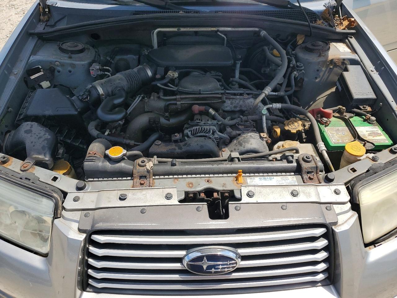 2006 Subaru Forester 2.5x Premium Silver vin: JF1SG65666H753715