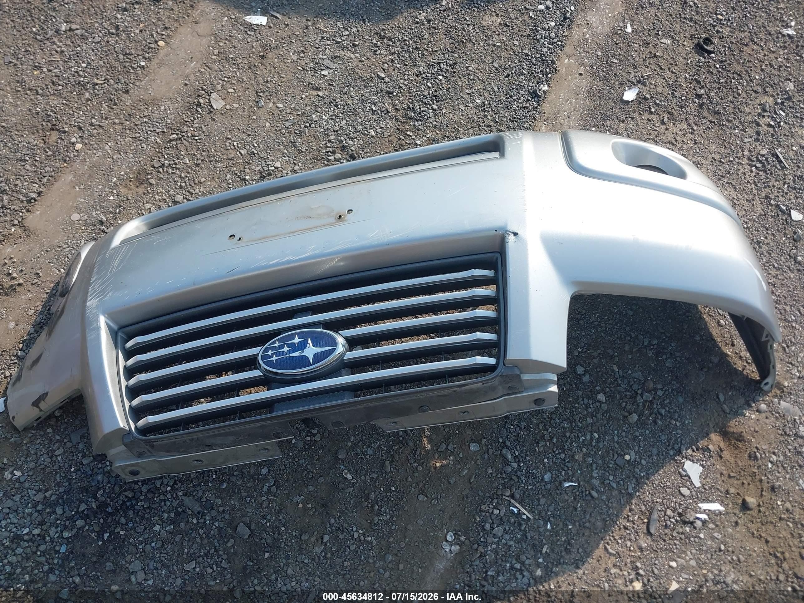 2007 Subaru Forester 2.5x Silver vin: JF1SG65667H716360