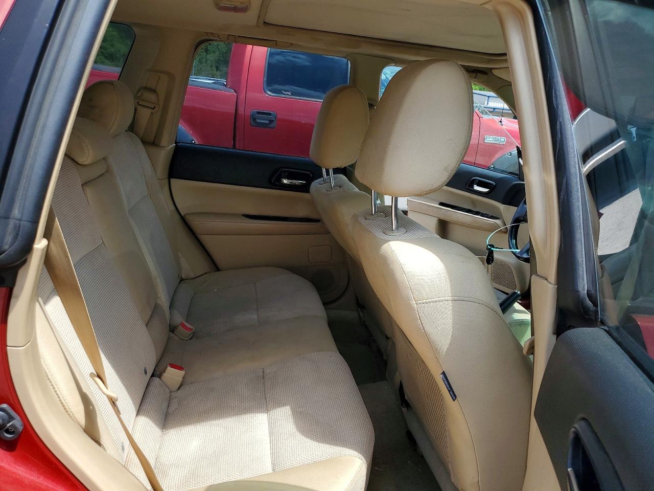 2008 Subaru Forester 2.5x Premium Red vin: JF1SG65668H724668