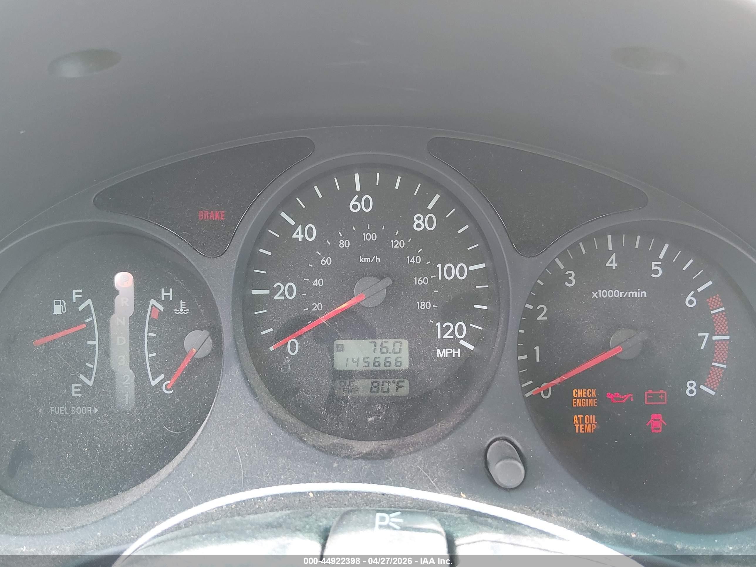 2003 Subaru Forester Xs Зеленый vin: JF1SG65673H721352