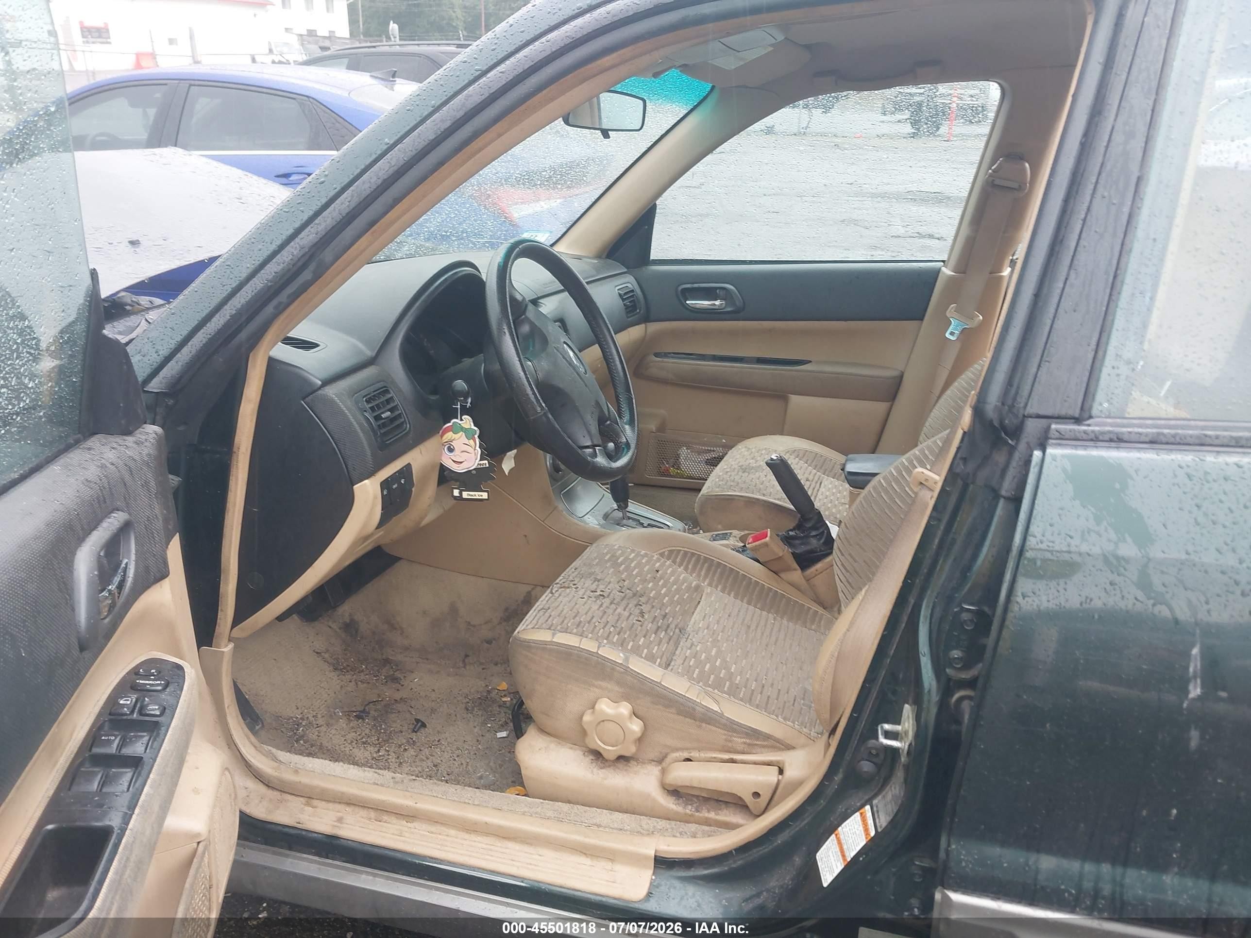 2003 Subaru Forester Xs Green vin: JF1SG65673H757526