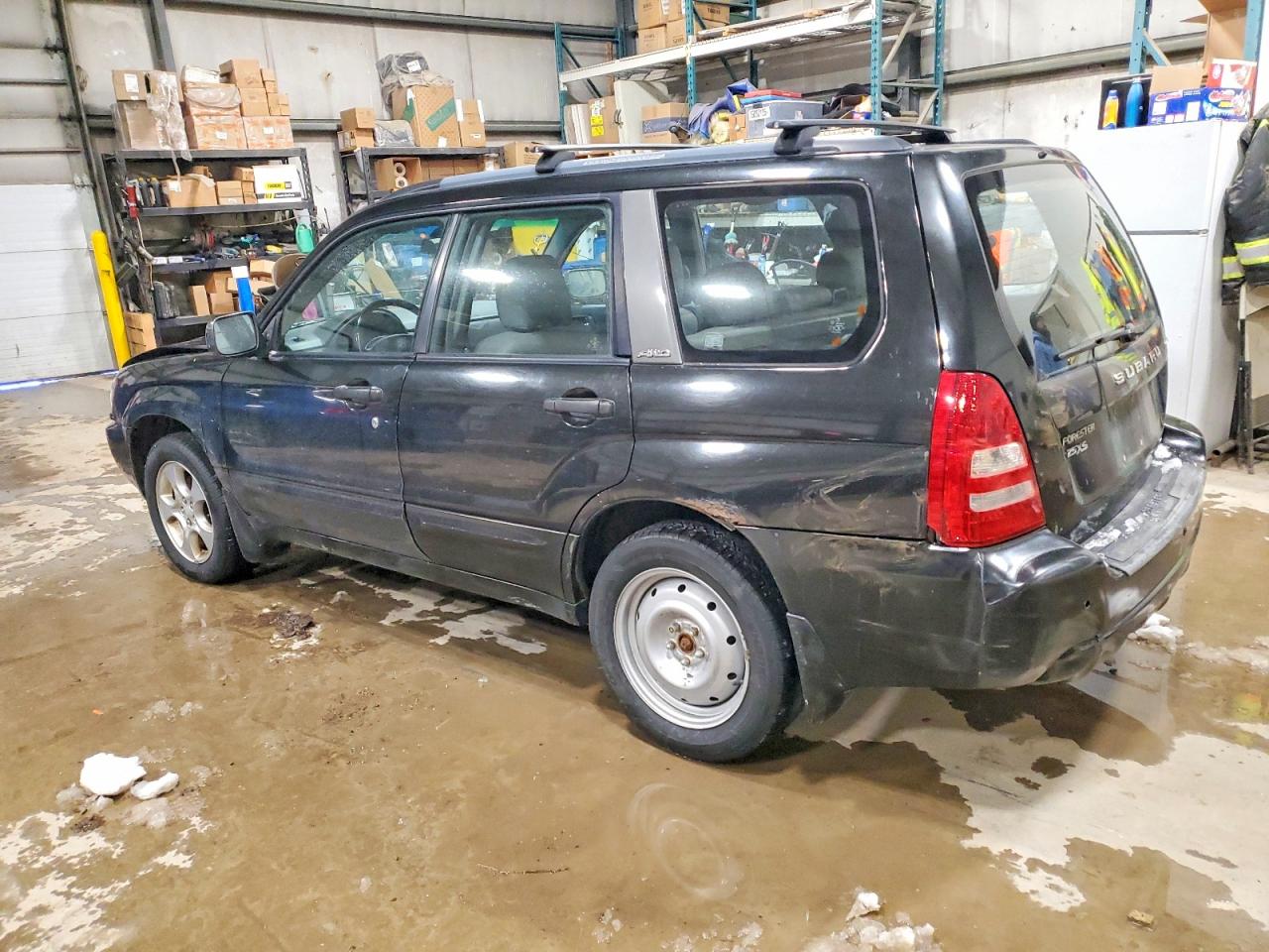 2003 Subaru Forester 2.5xs Black vin: JF1SG65673H758854