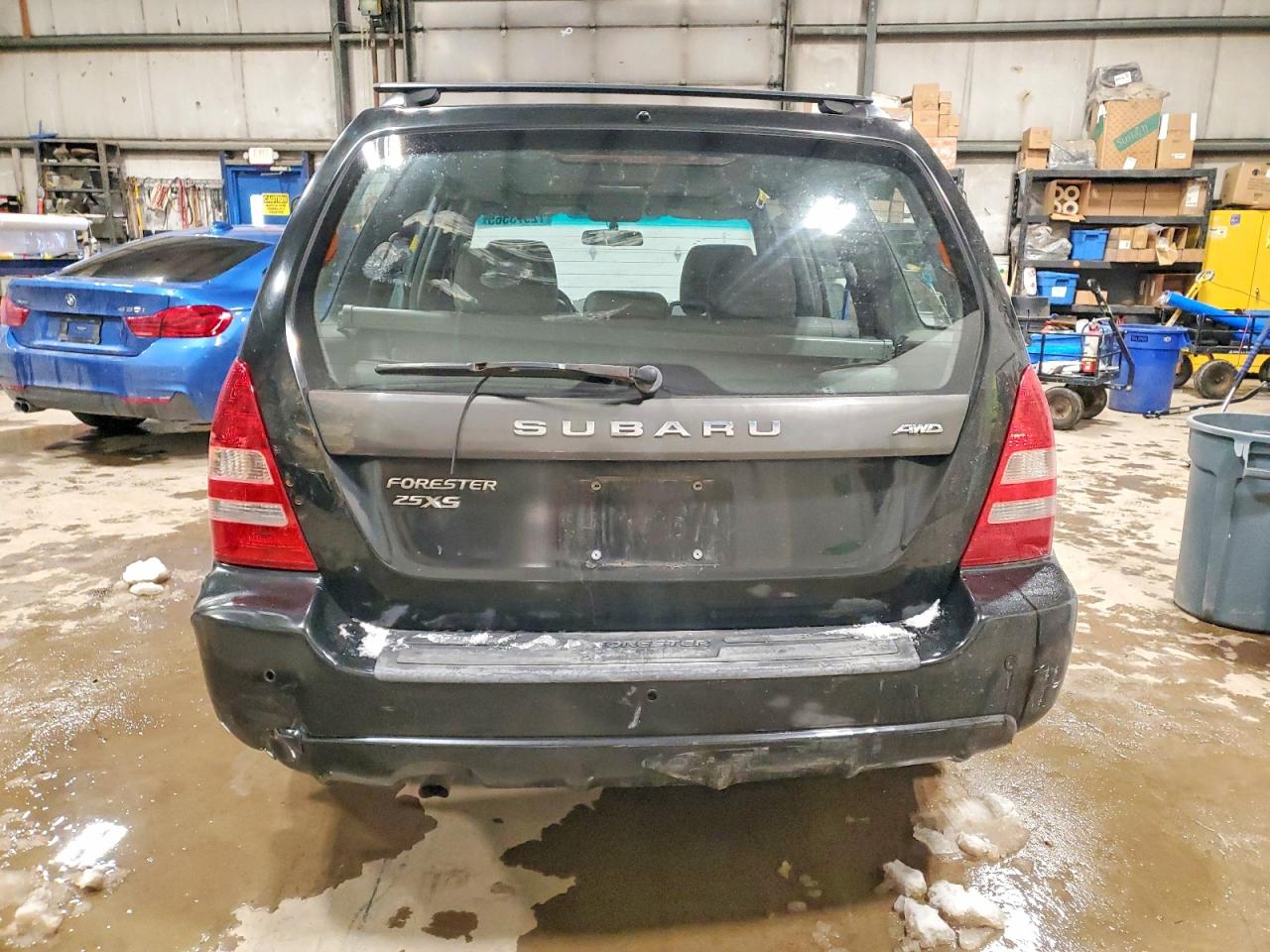 2003 Subaru Forester 2.5xs Black vin: JF1SG65673H758854