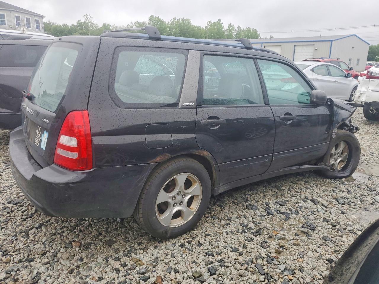 2003 Subaru Forester 2.5xs Black vin: JF1SG65673H763858