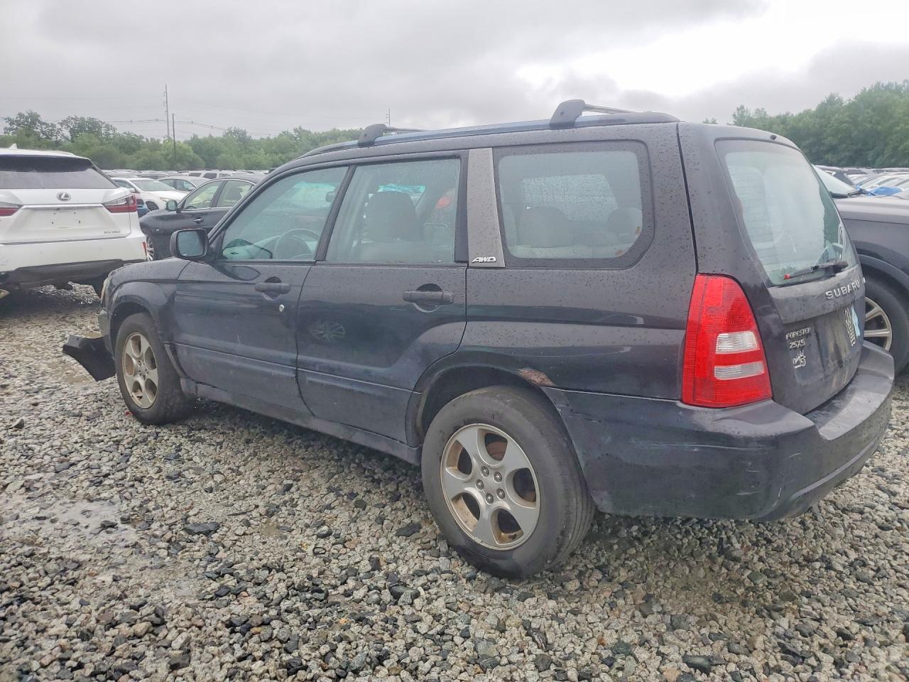 2003 Subaru Forester 2.5xs Black vin: JF1SG65673H763858
