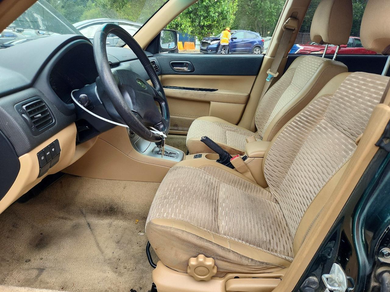2004 Subaru Forester 2.5xs Зеленый vin: JF1SG65674H730196