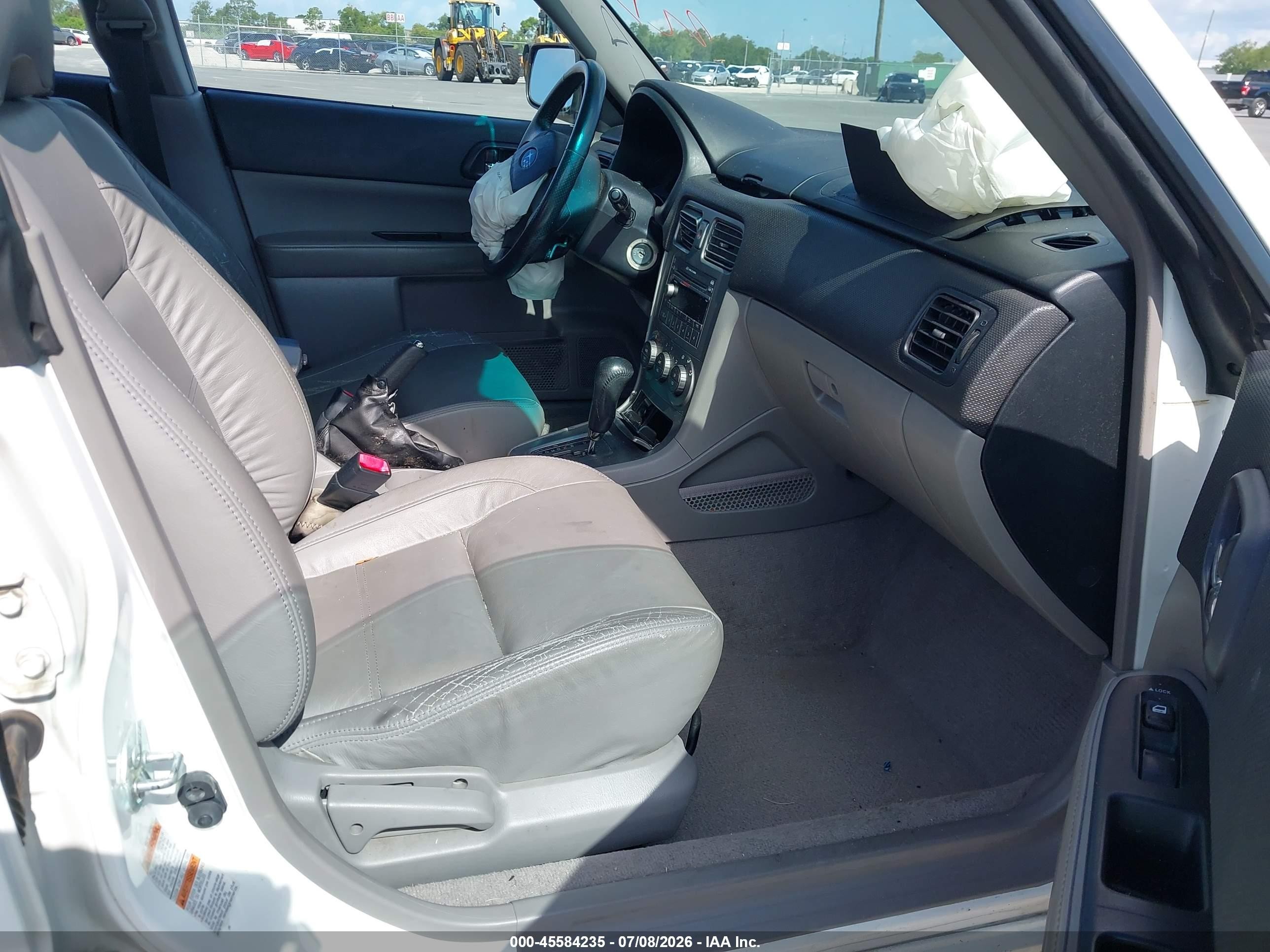 2004 Subaru Forester 2.5xs White vin: JF1SG65674H759830