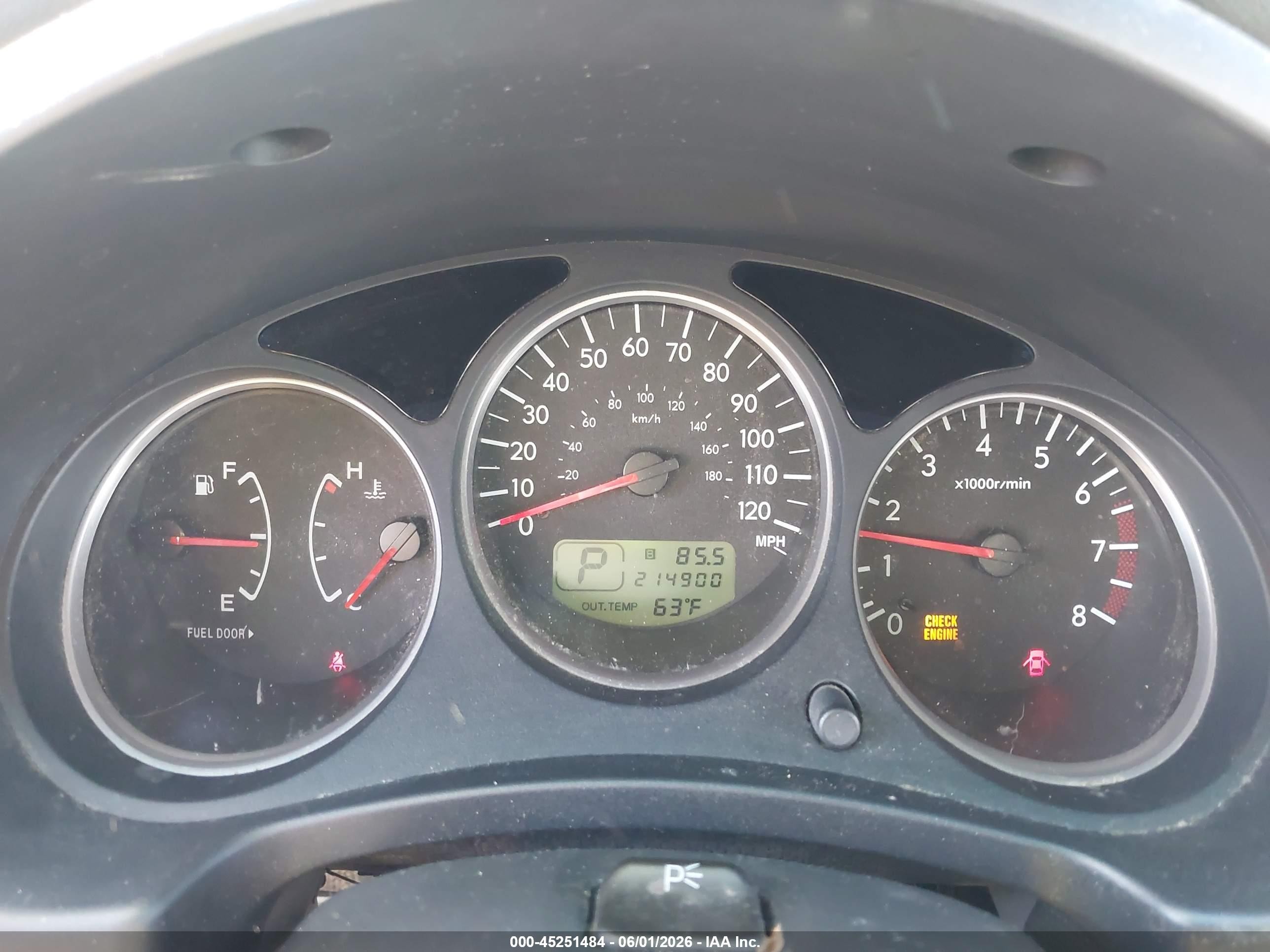 2007 Subaru Forester 2.5x Gray vin: JF1SG65677H710874