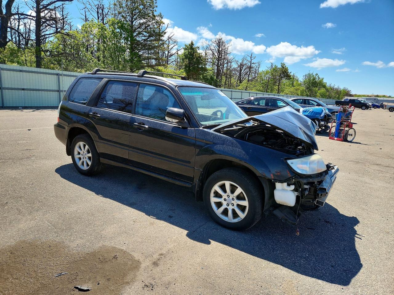 2007 Subaru Forester 2.5x Premium Black vin: JF1SG65677H714505