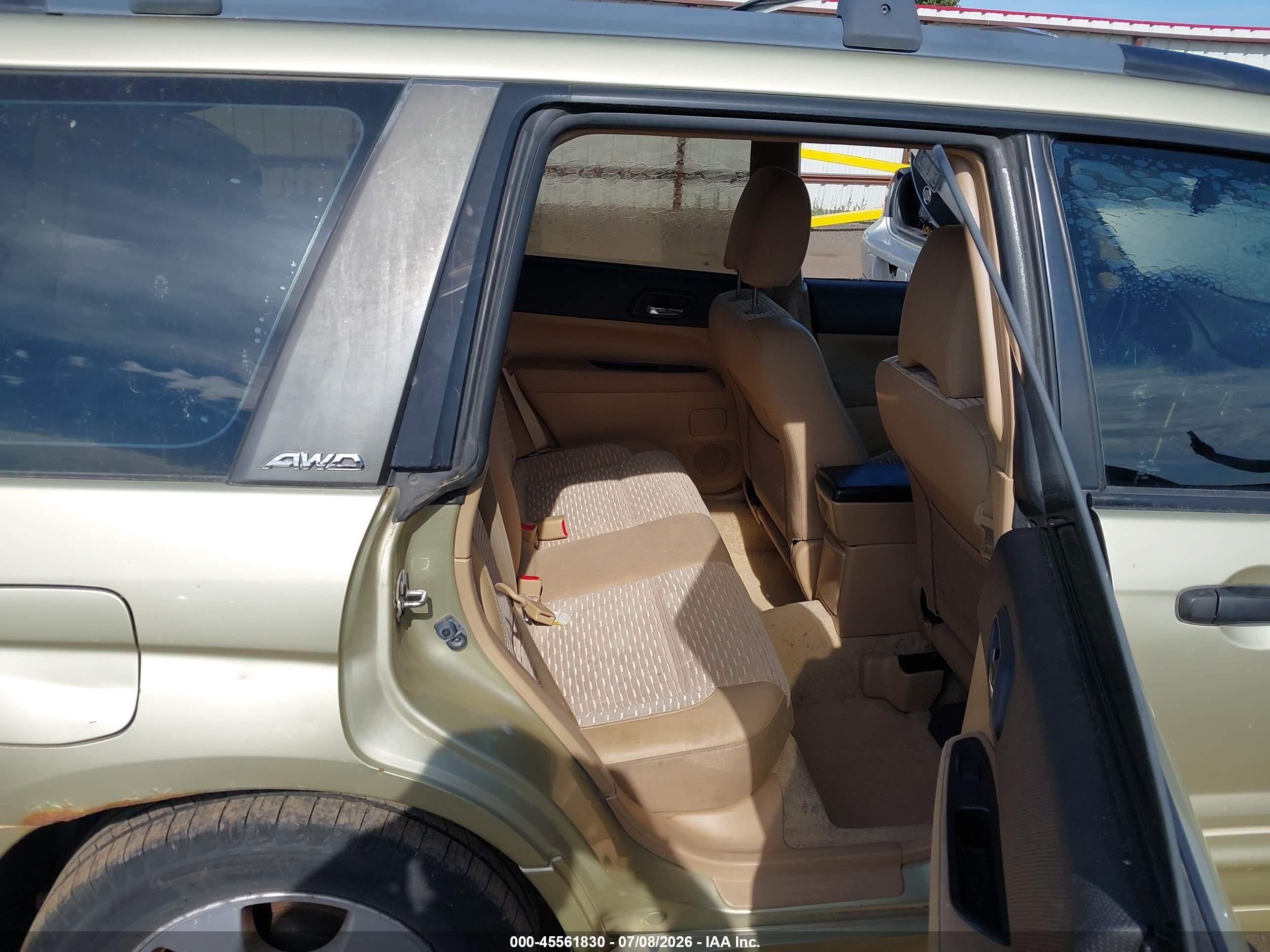 2003 Subaru Forester Xs Gold vin: JF1SG65683H708707