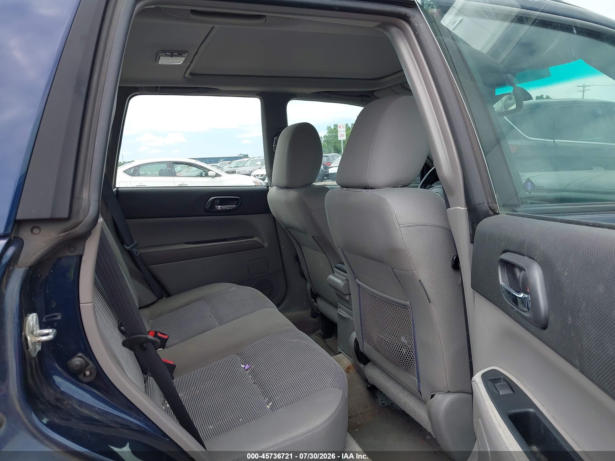 2006 Subaru Forester 2.5x Dark Blue vin: JF1SG65686H749228