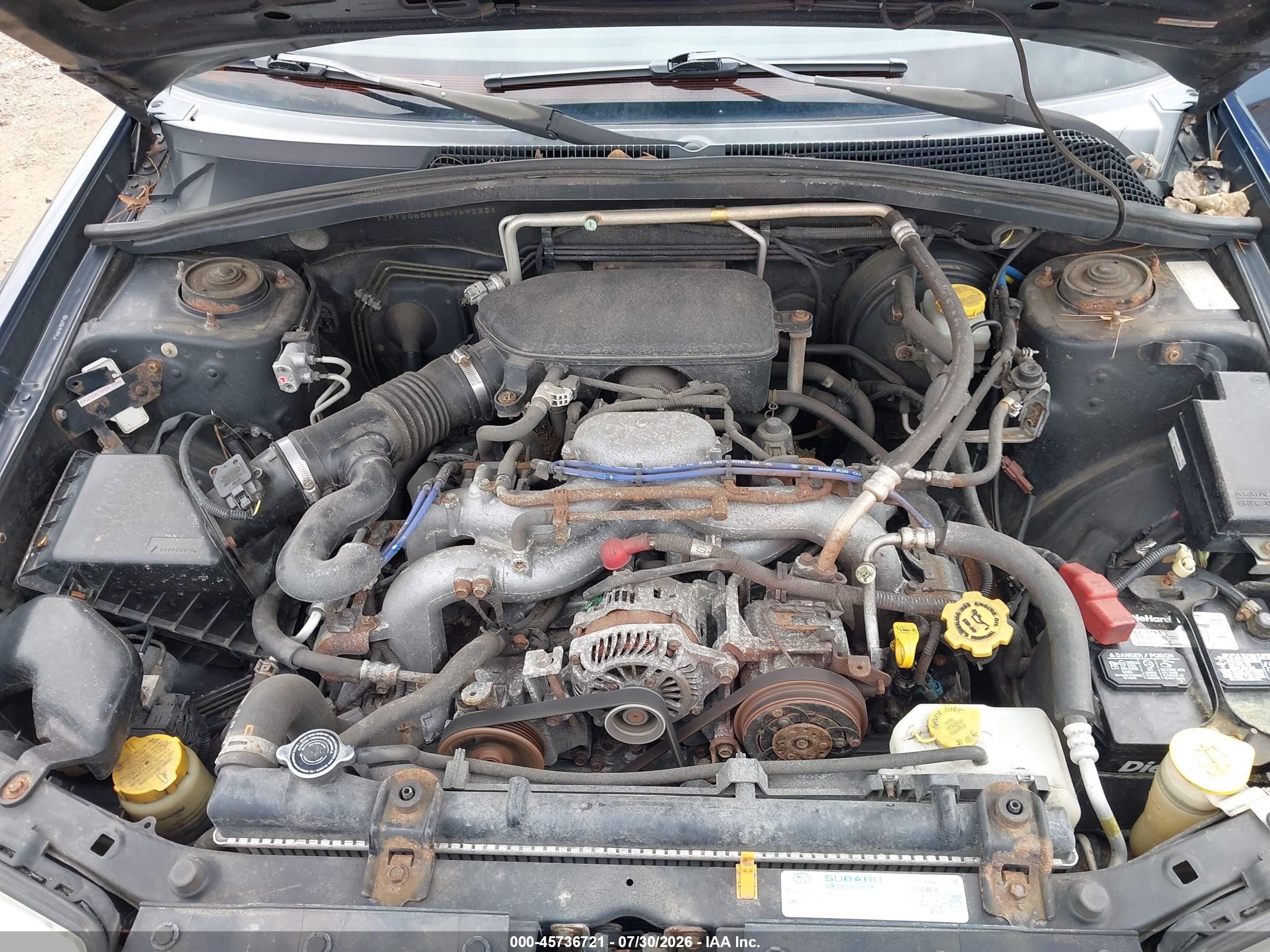 2006 Subaru Forester 2.5x Dark Blue vin: JF1SG65686H749228