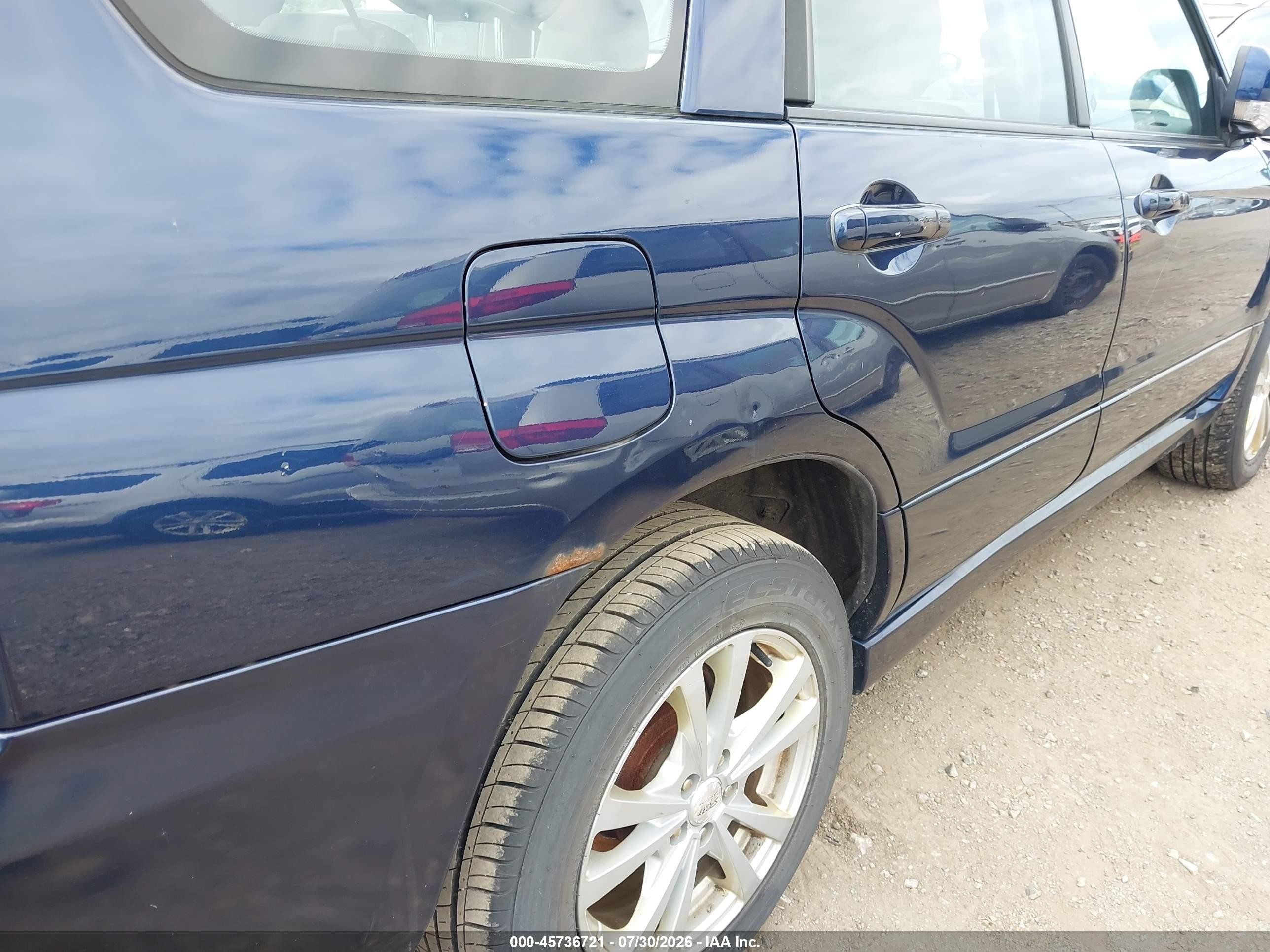 2006 Subaru Forester 2.5x Dark Blue vin: JF1SG65686H749228