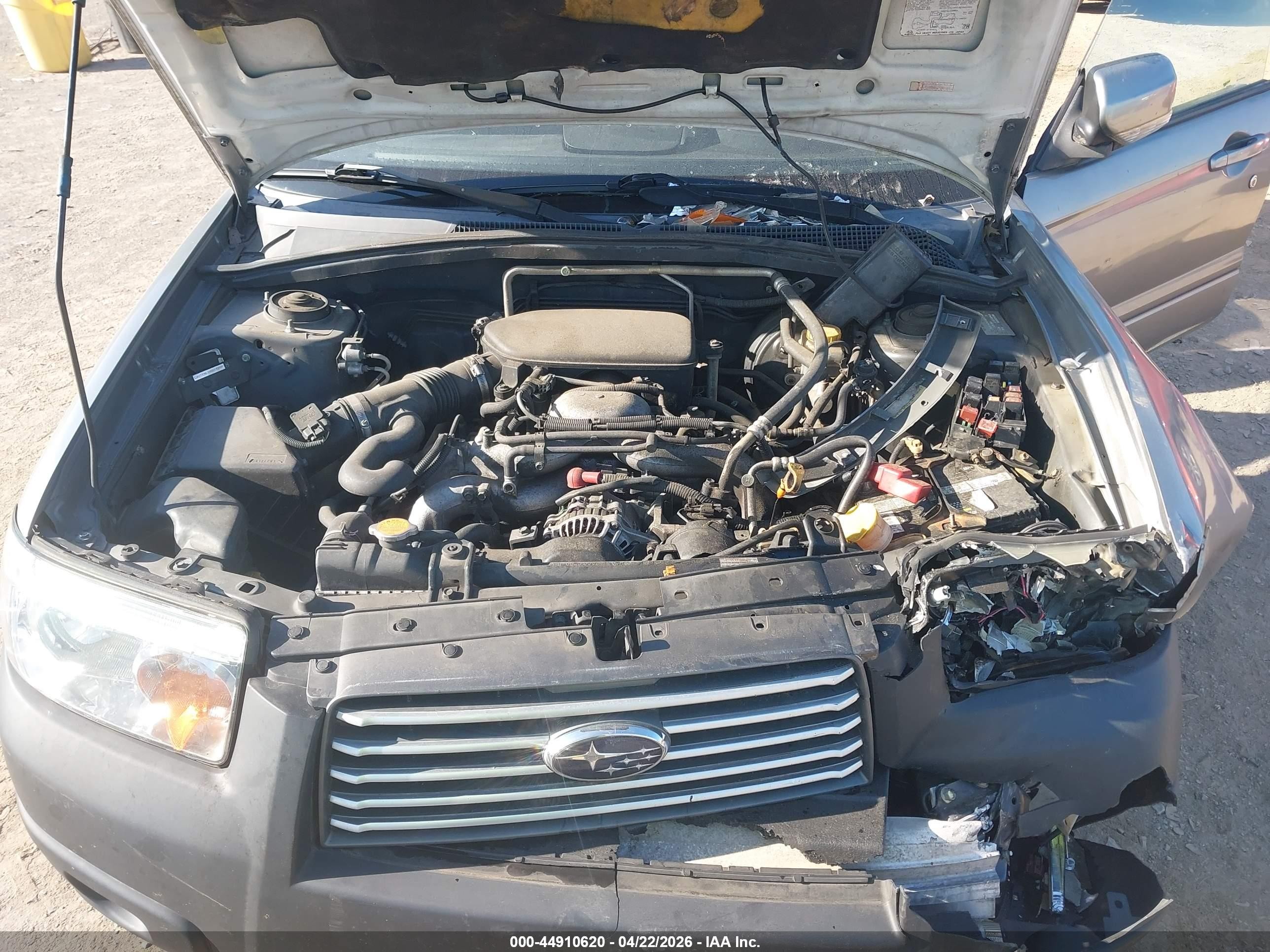 2007 Subaru Forester 2.5x Серый vin: JF1SG65687H713556