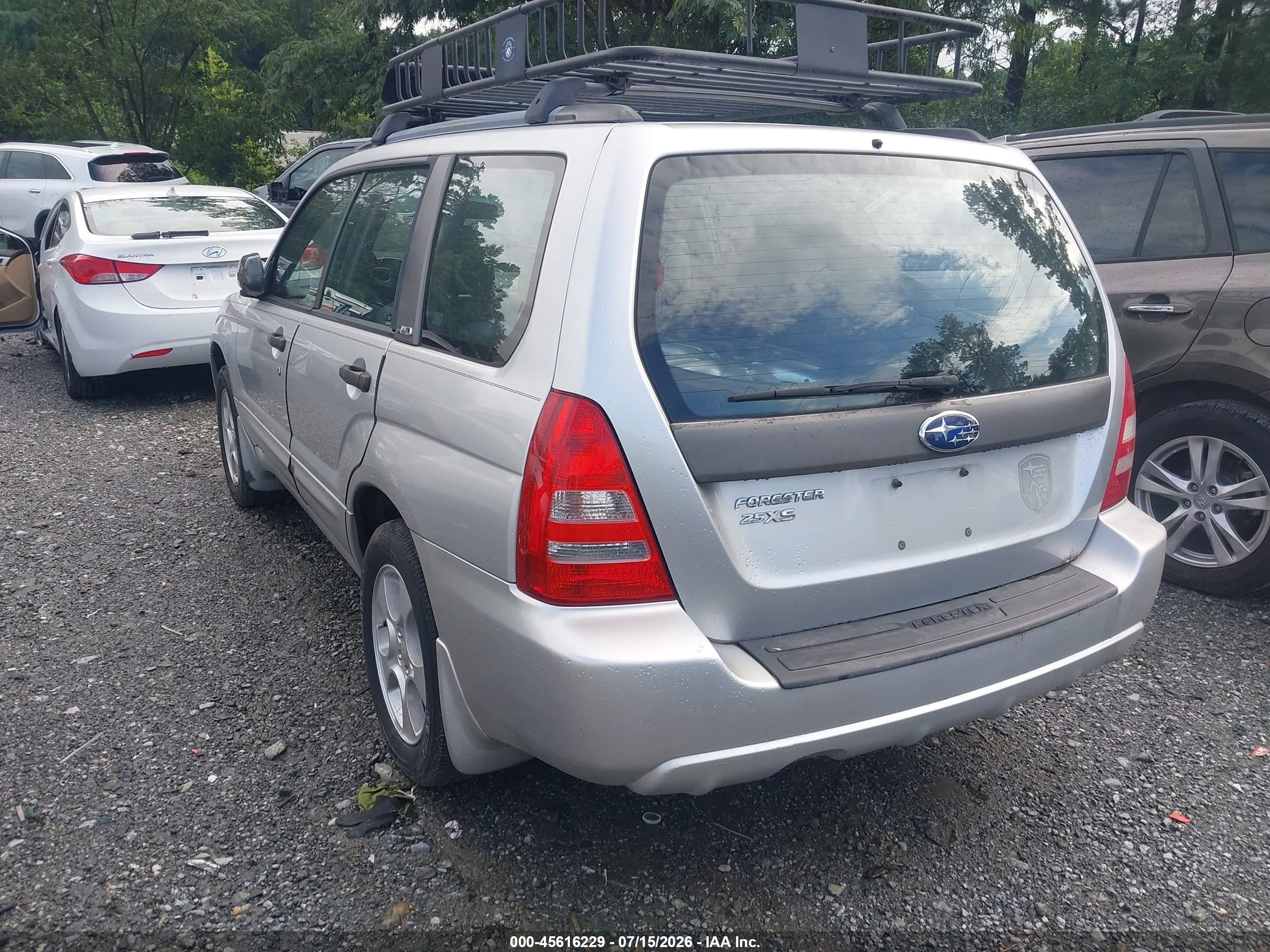 2003 Subaru Forester Xs Silver vin: JF1SG65693H701412