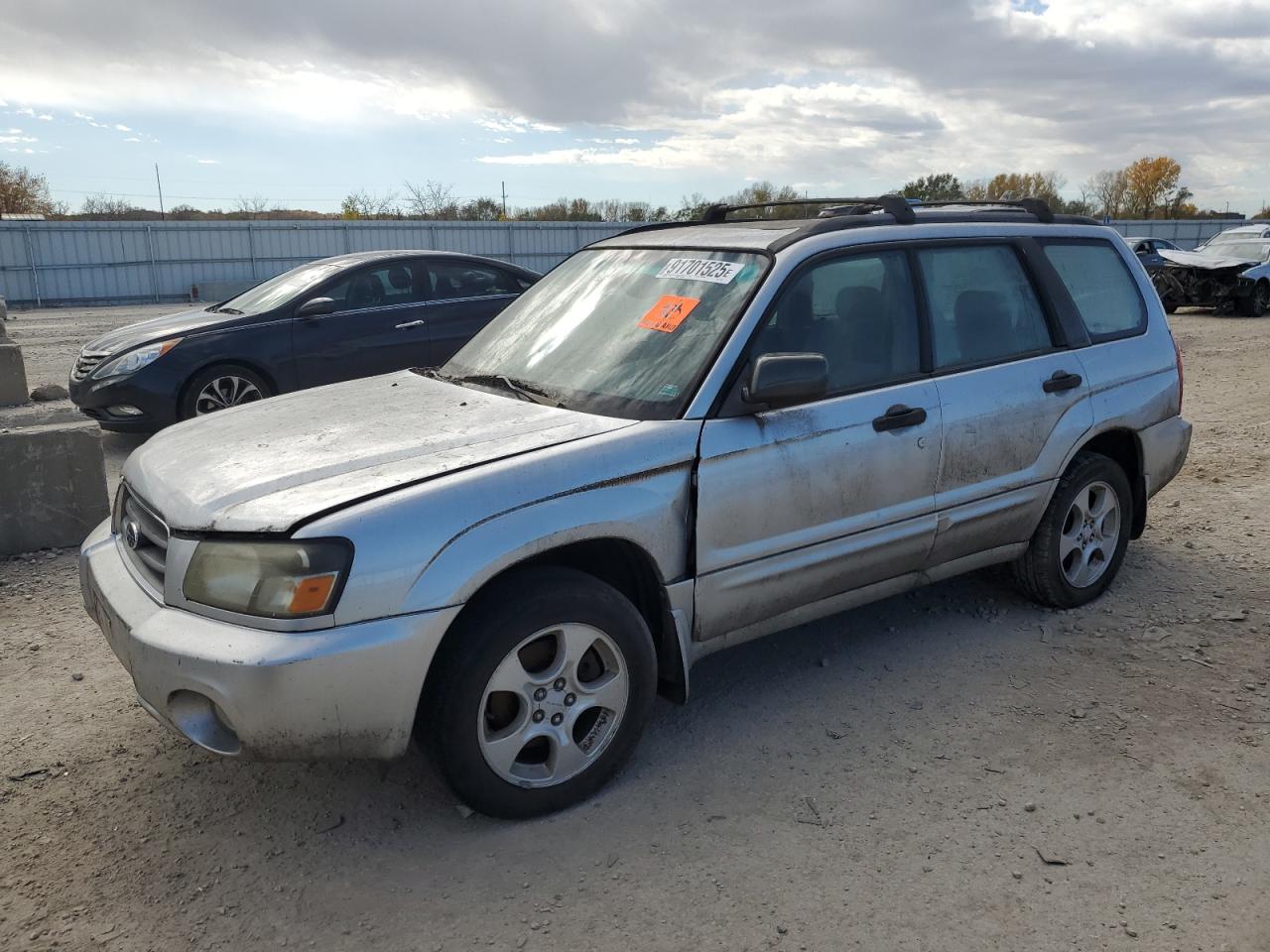 2003 Subaru Forester 2.5xs Silver vin: JF1SG65693H715519