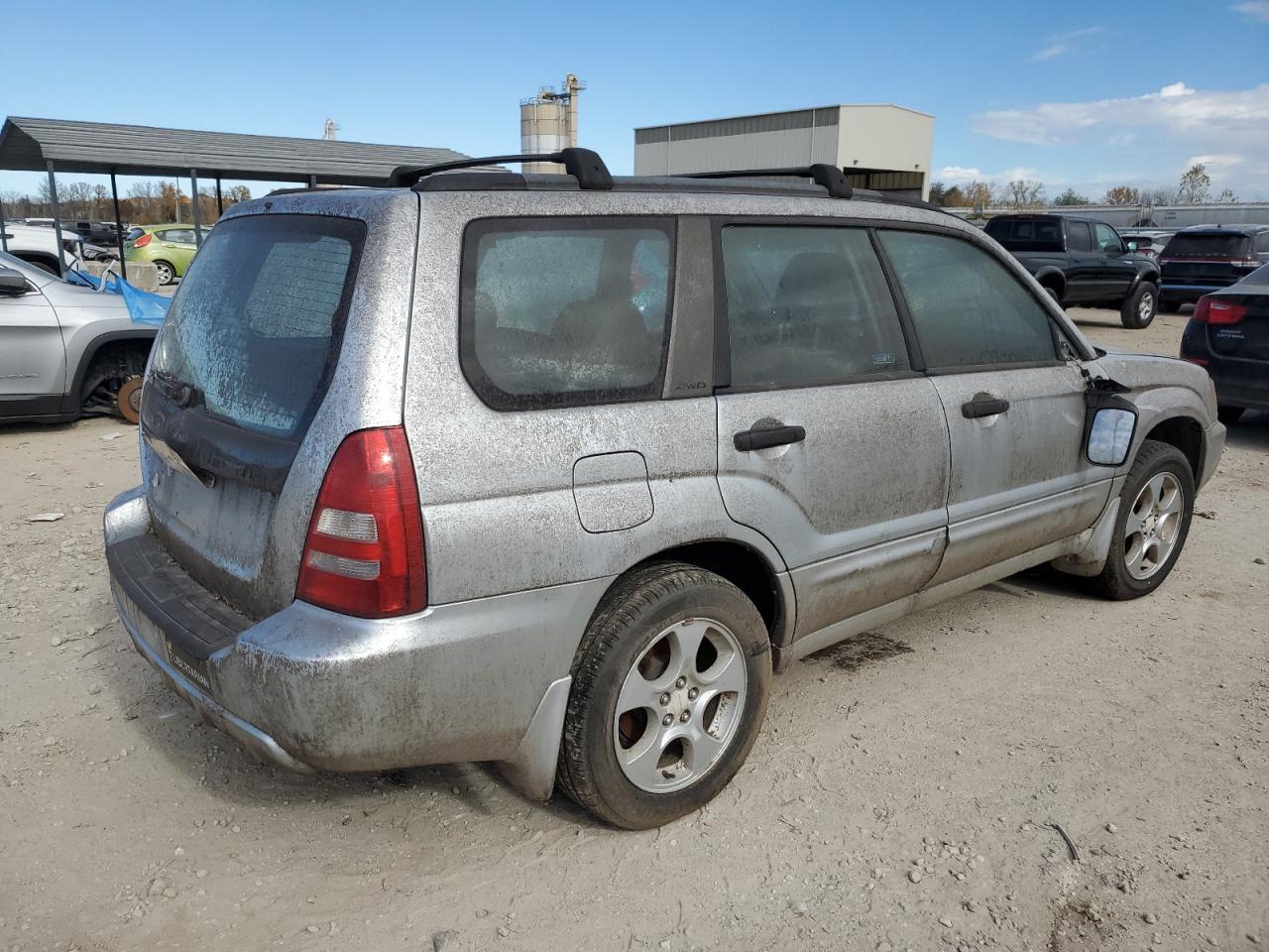 2003 Subaru Forester 2.5xs Silver vin: JF1SG65693H715519