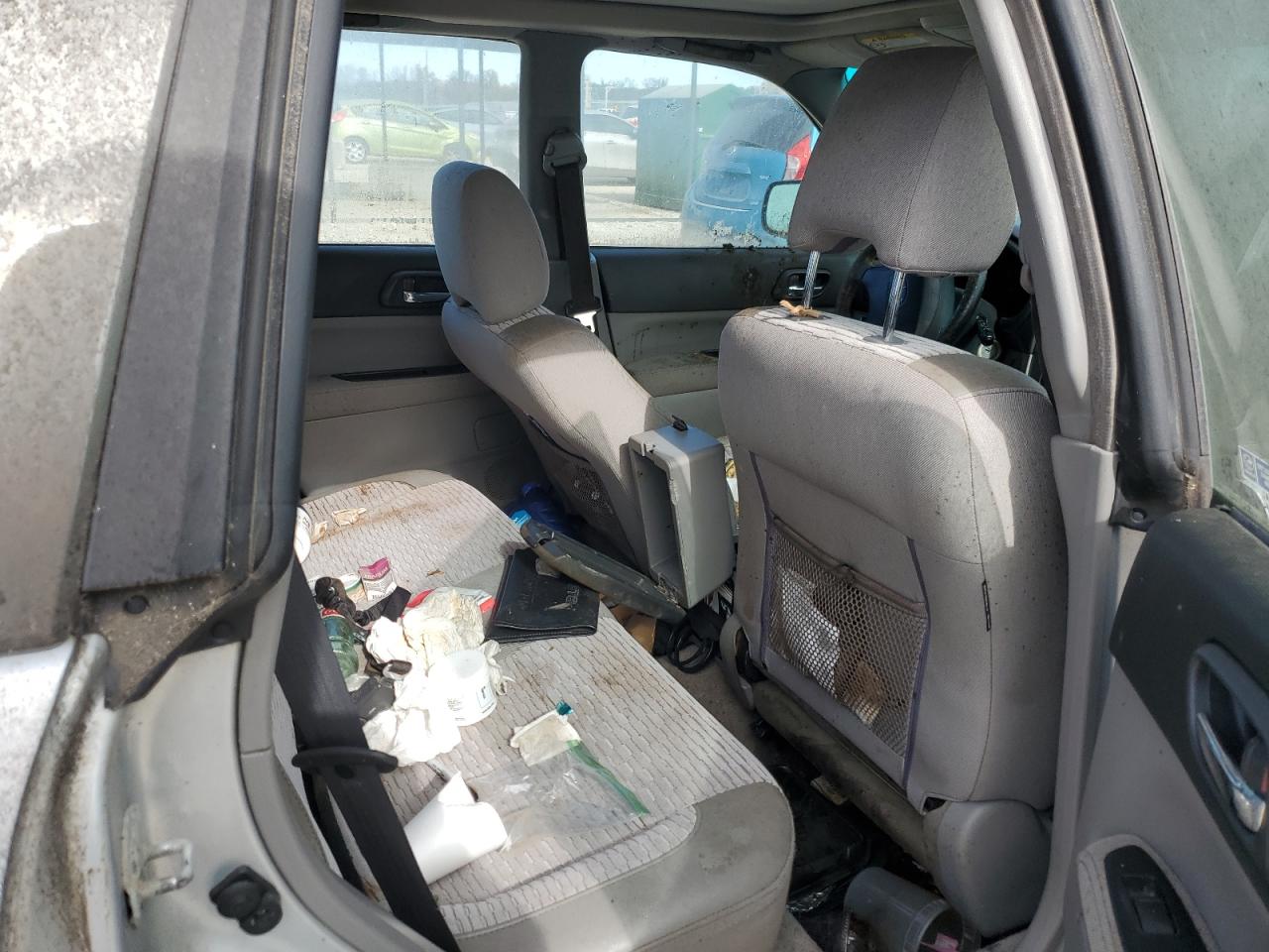 2003 Subaru Forester 2.5xs Silver vin: JF1SG65693H715519