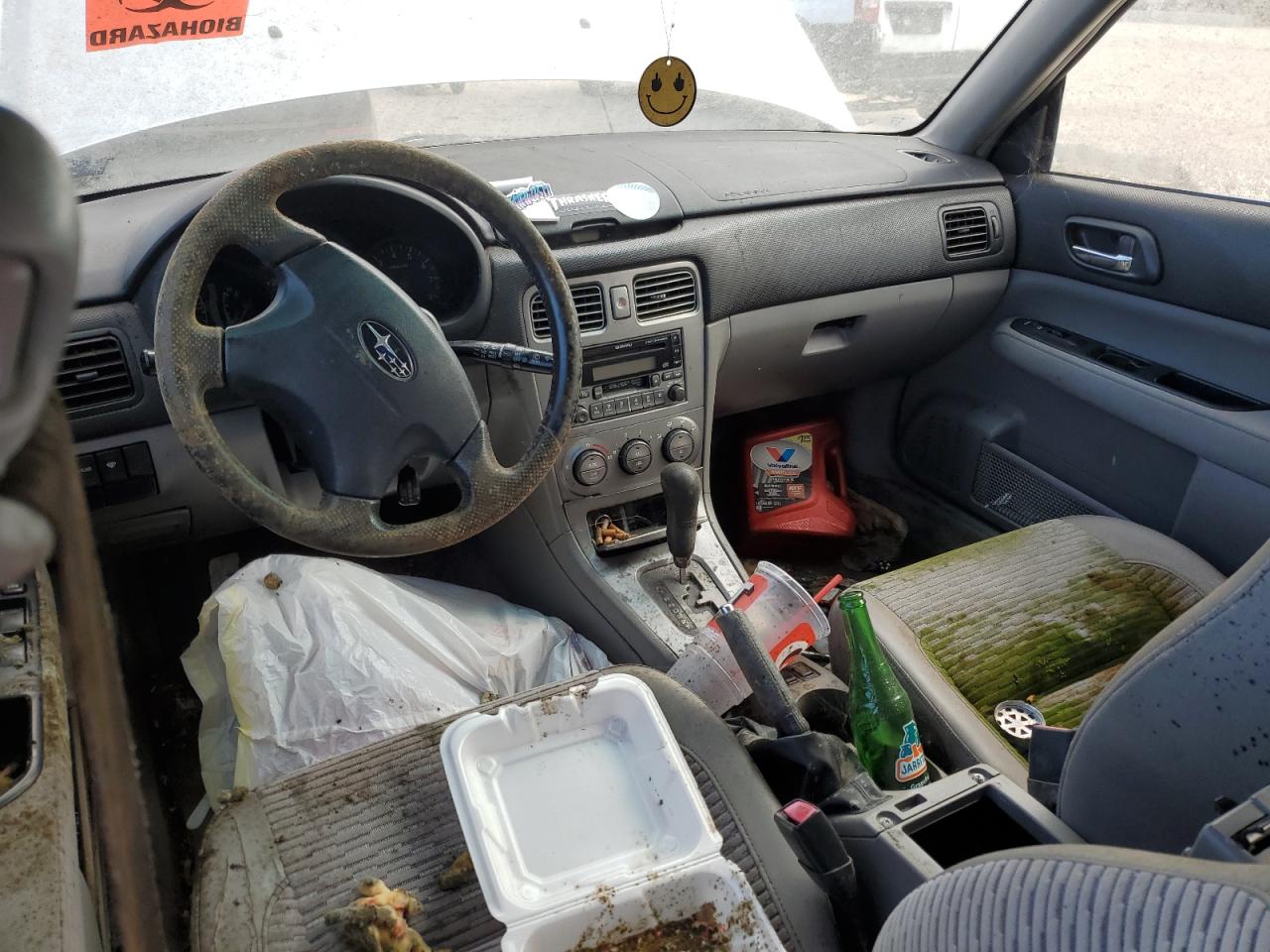 2003 Subaru Forester 2.5xs Silver vin: JF1SG65693H715519