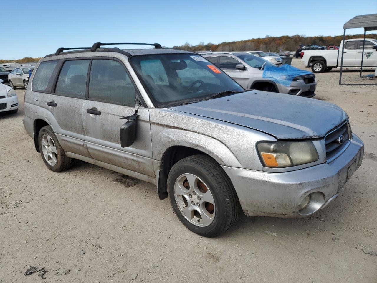 2003 Subaru Forester 2.5xs Silver vin: JF1SG65693H715519