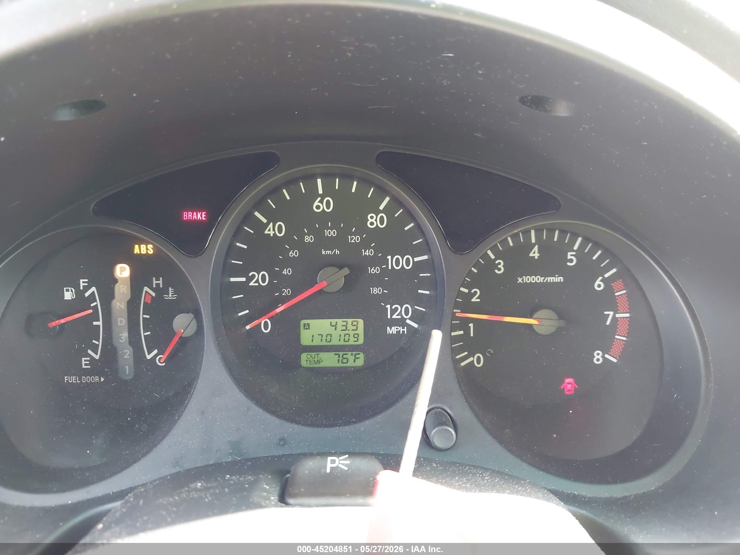 2003 Subaru Forester Xs Green vin: JF1SG65693H756104