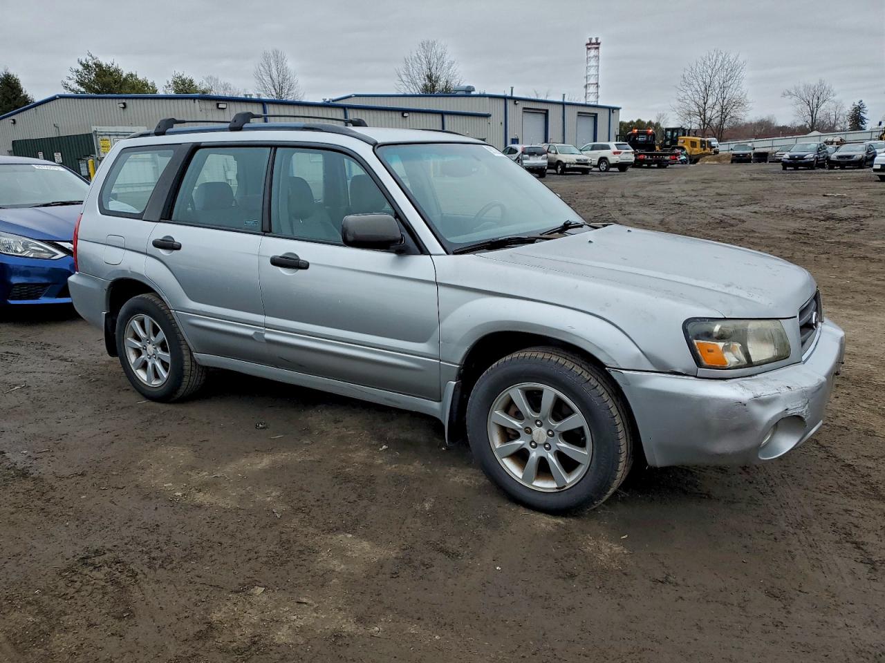 2005 Subaru Forester 2.5xs Silver vin: JF1SG65695H709237